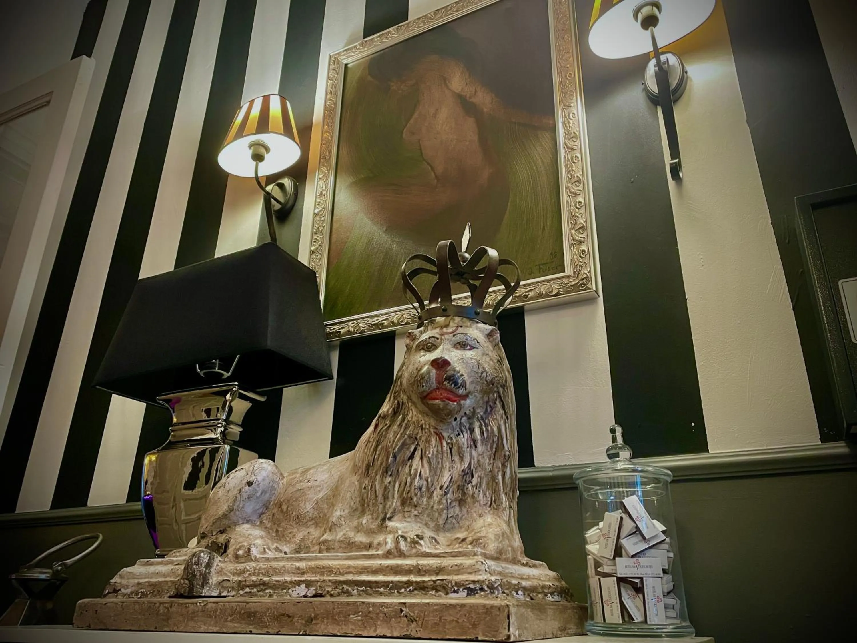 Lobby or reception in Hotel Am Volksgarten