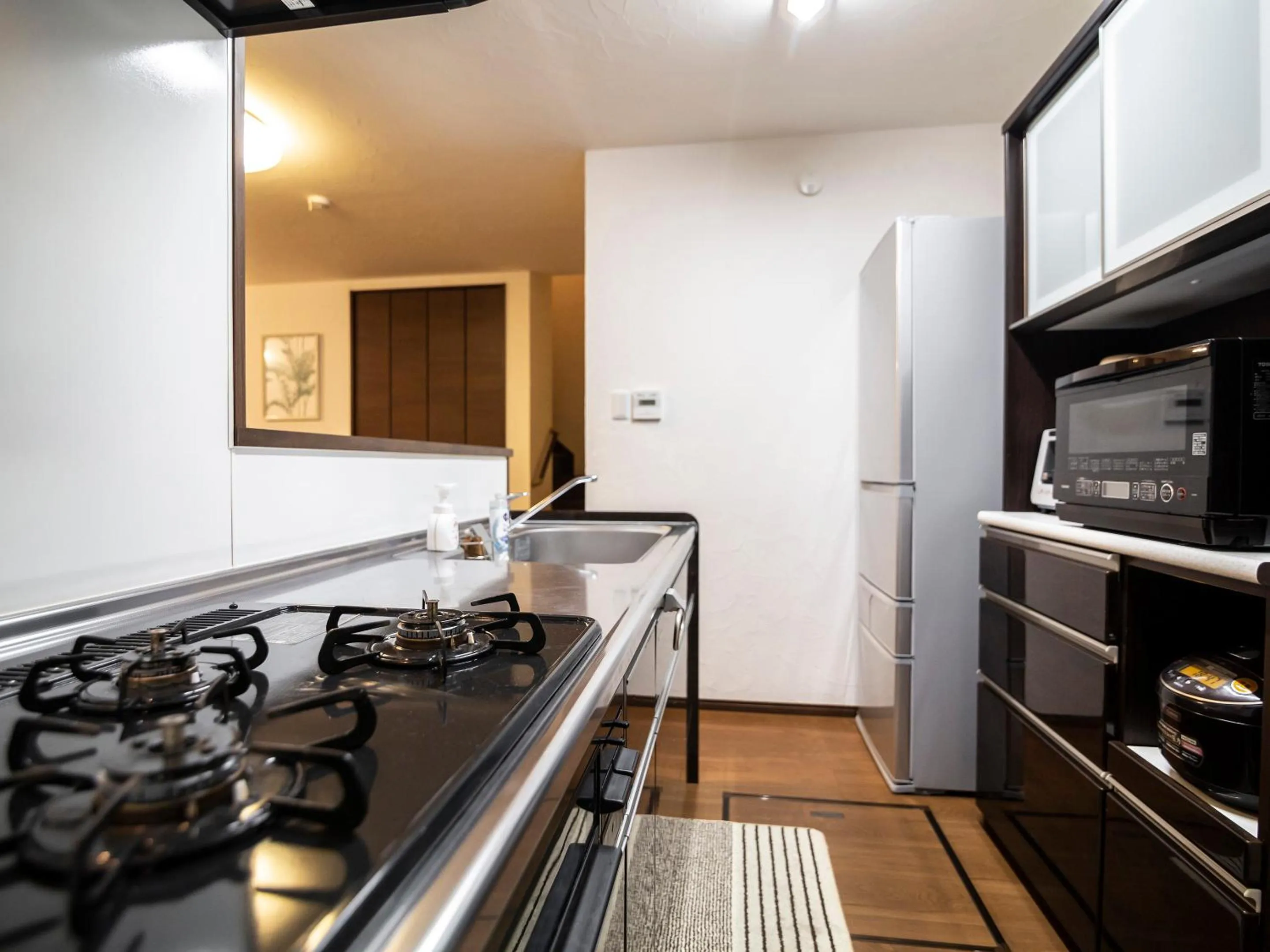 stove in Ocean Front Maezato