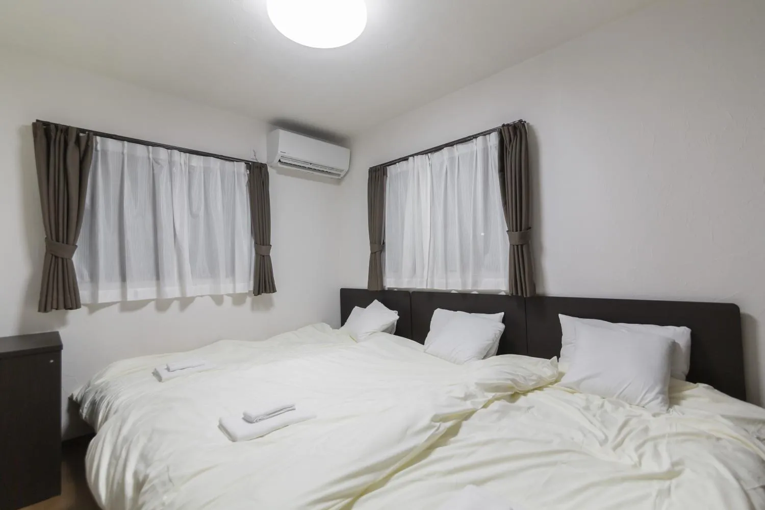 Bedroom, Bed in Ocean Front Maezato