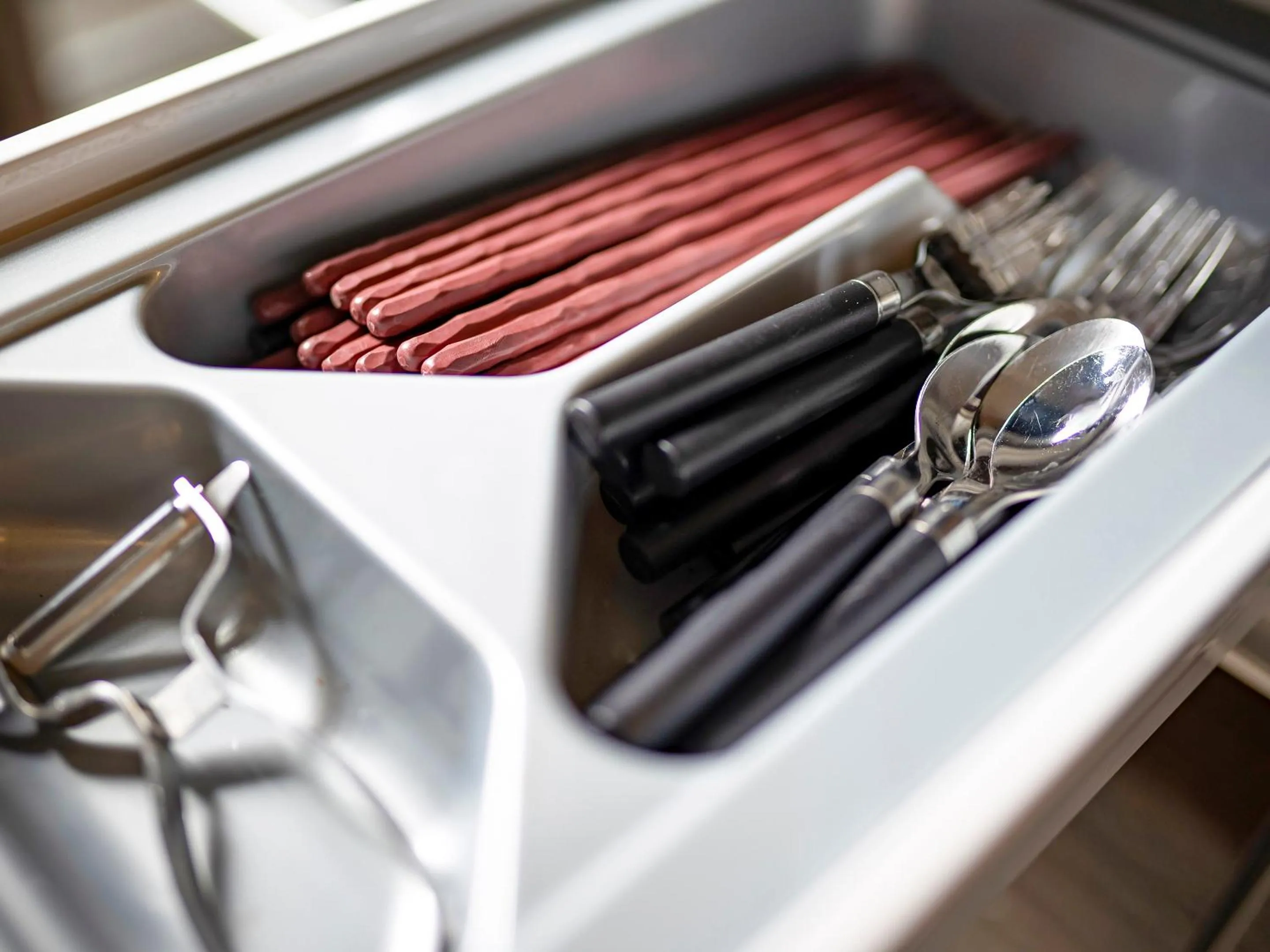 Kitchen or kitchenette in Ocean Front Maezato