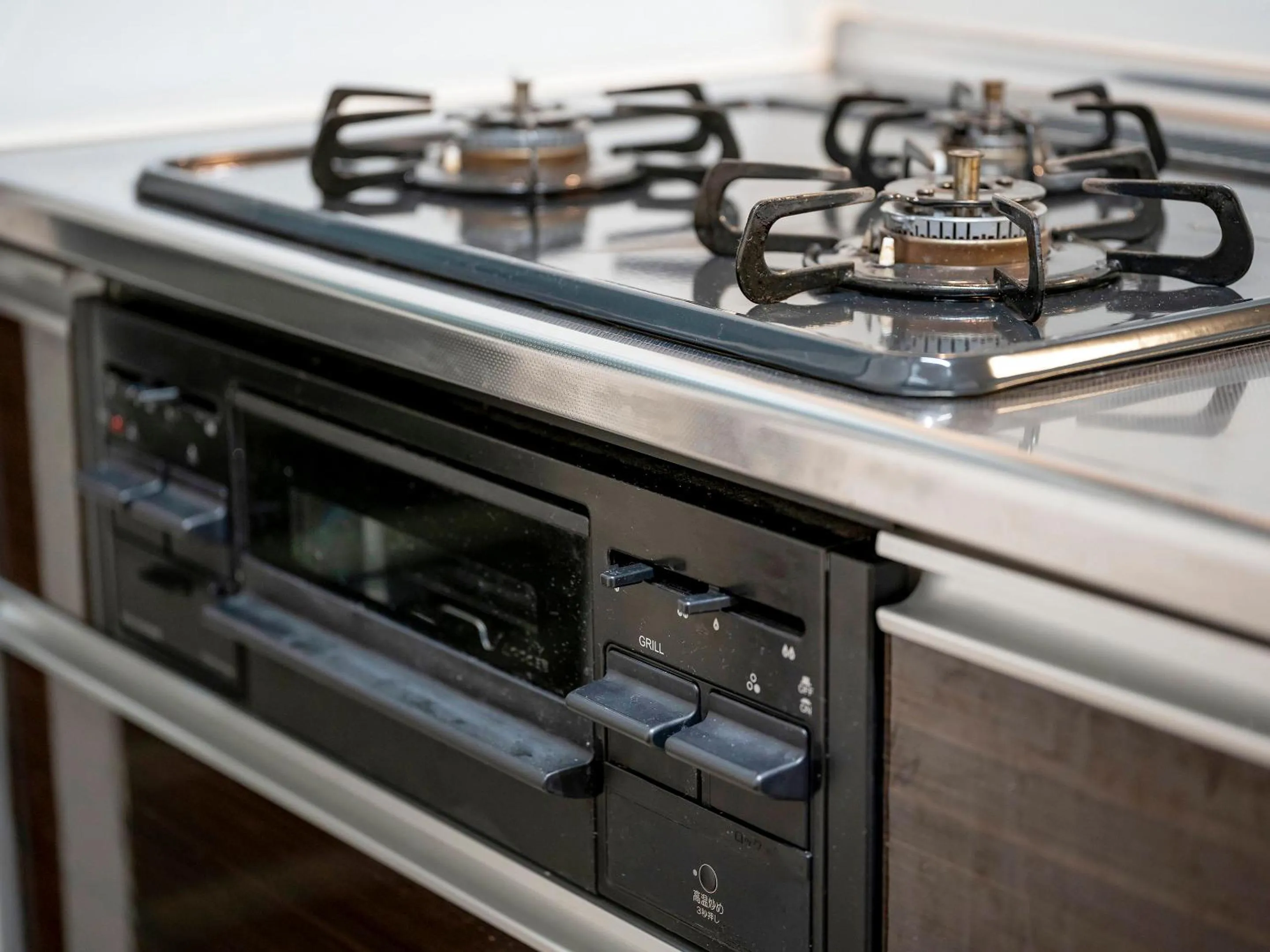 stove in Ocean Front Maezato