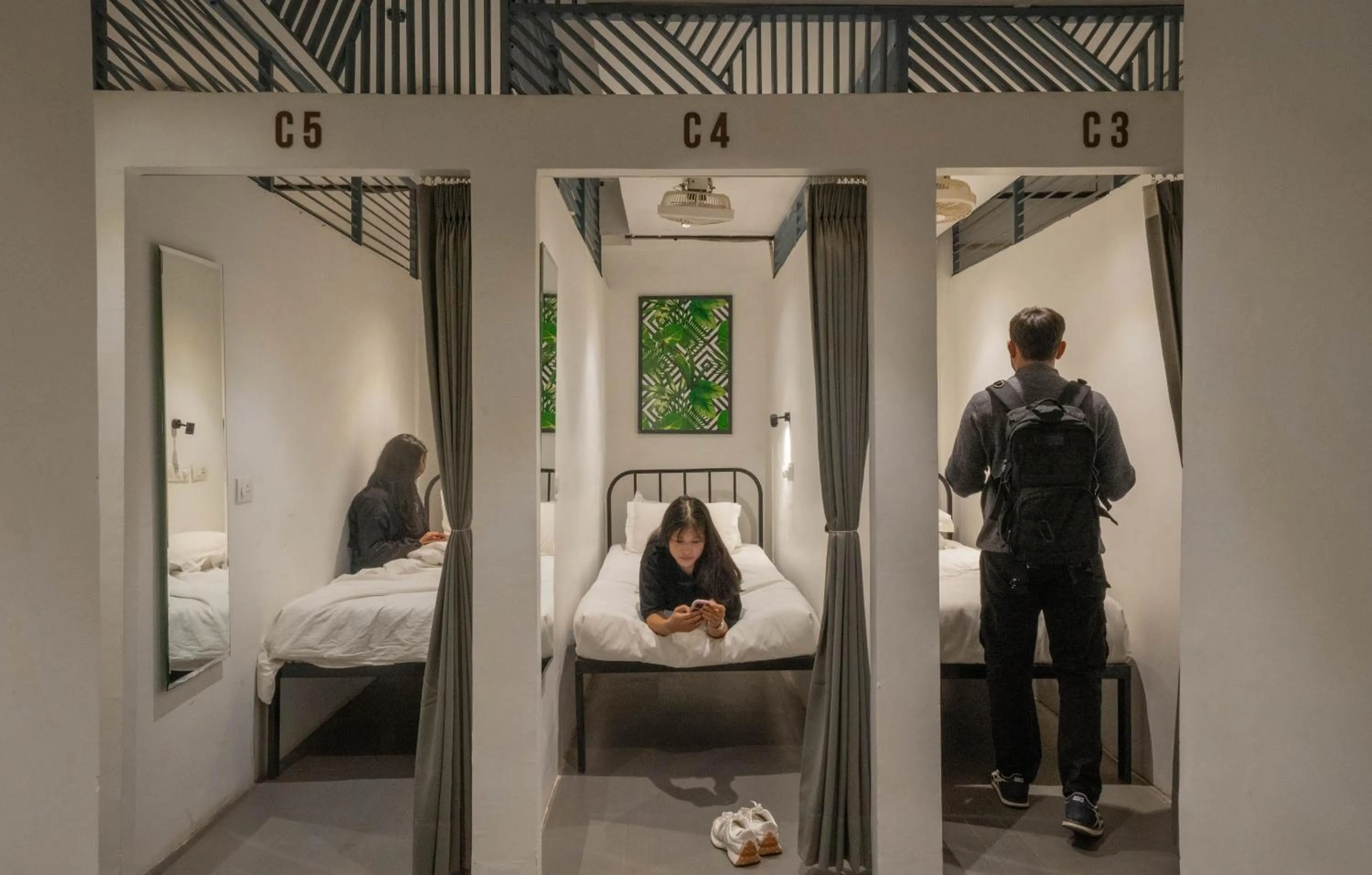 Bed in Minimalist Poshtel & Suites