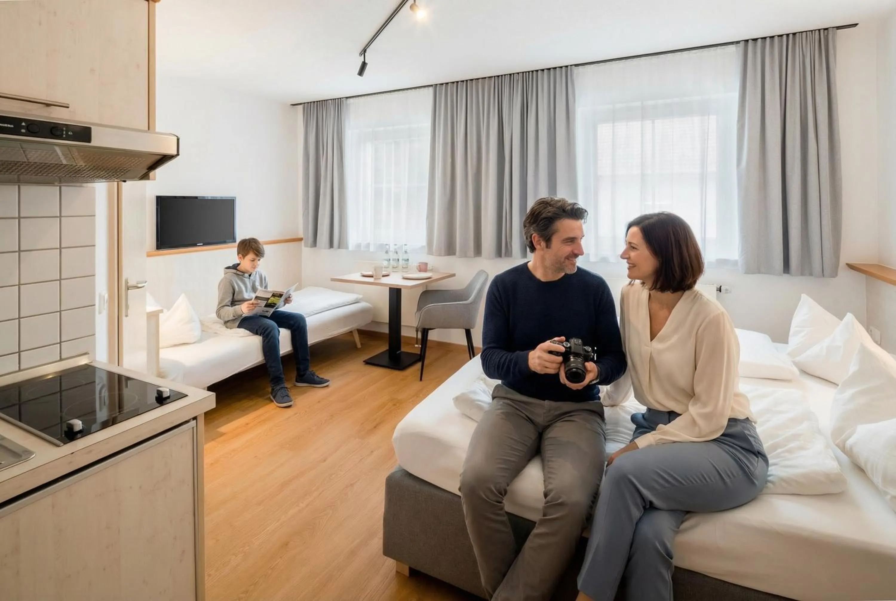 Bed in Hotel Nummerhof