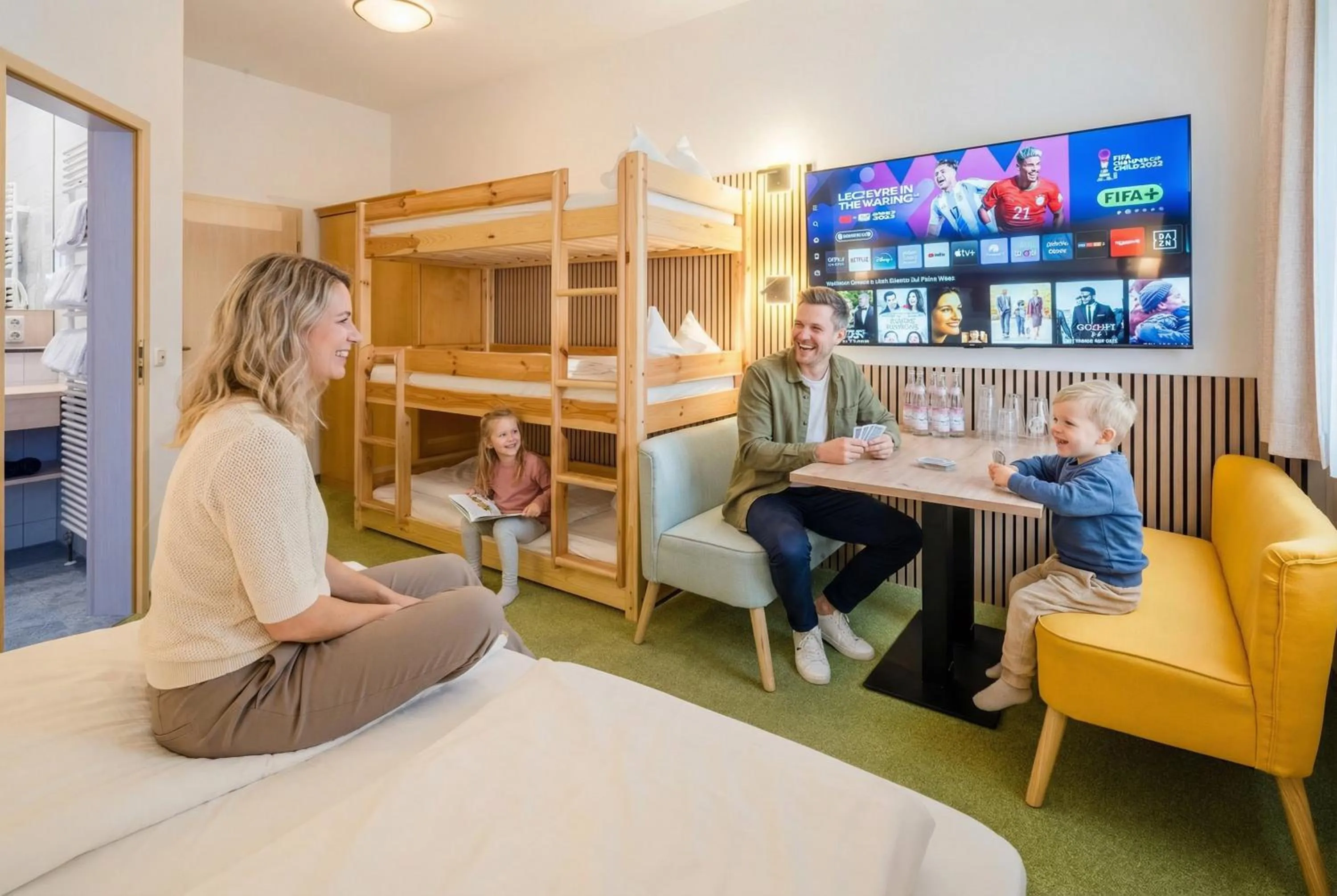 Bed in Hotel Nummerhof