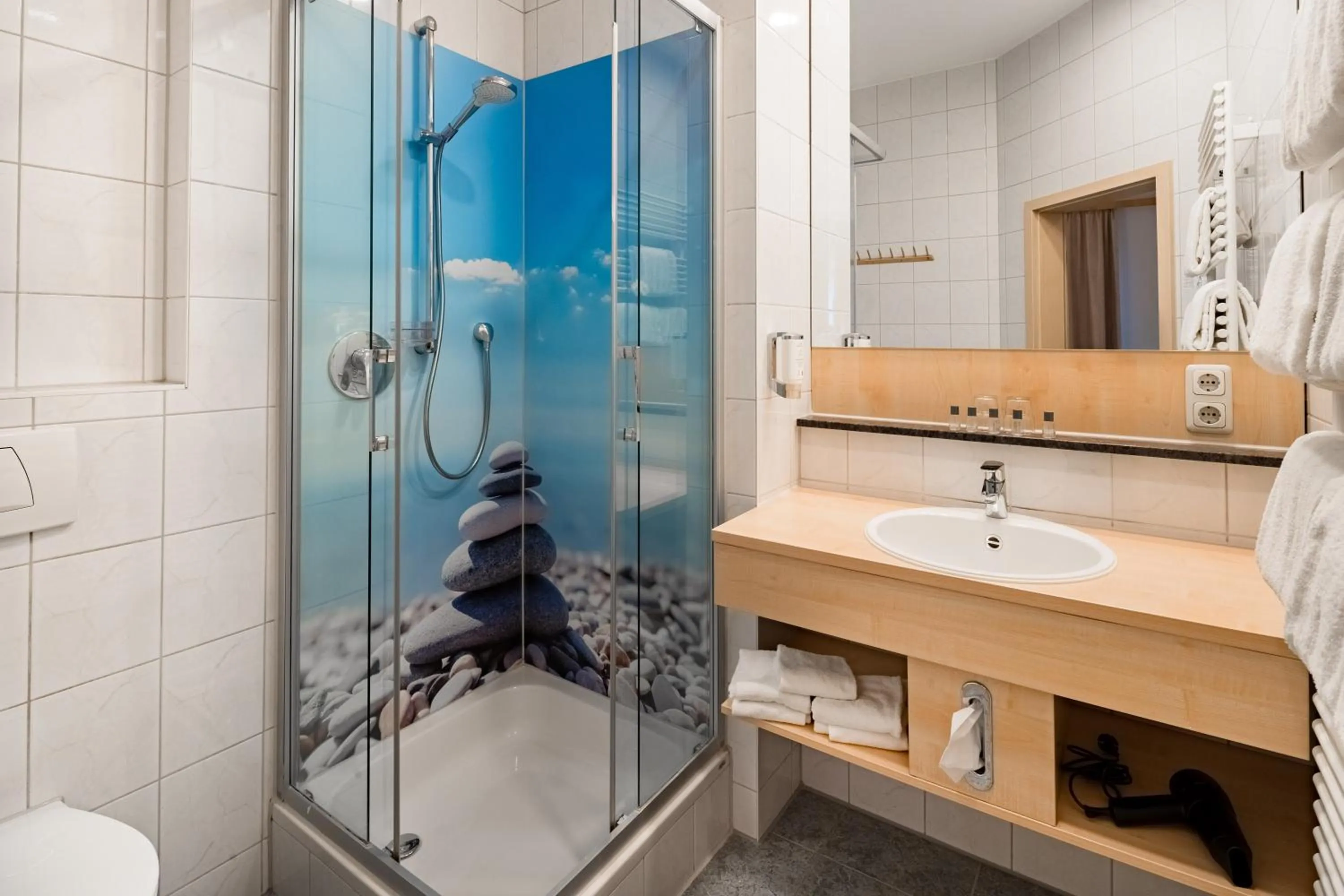 Bathroom in Hotel Nummerhof