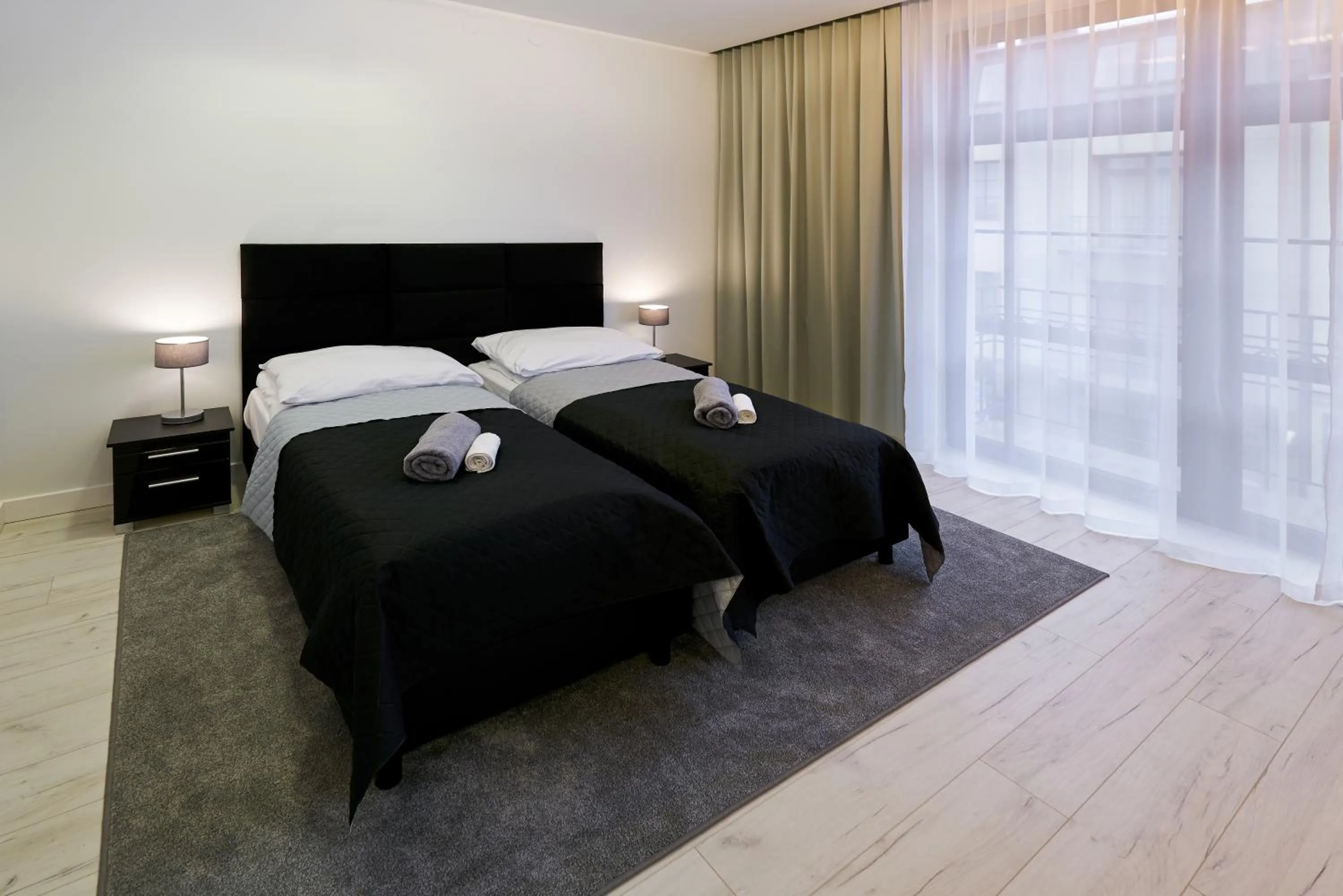 Bedroom, Bed in Prestige Apartamenty VINCI Centrum