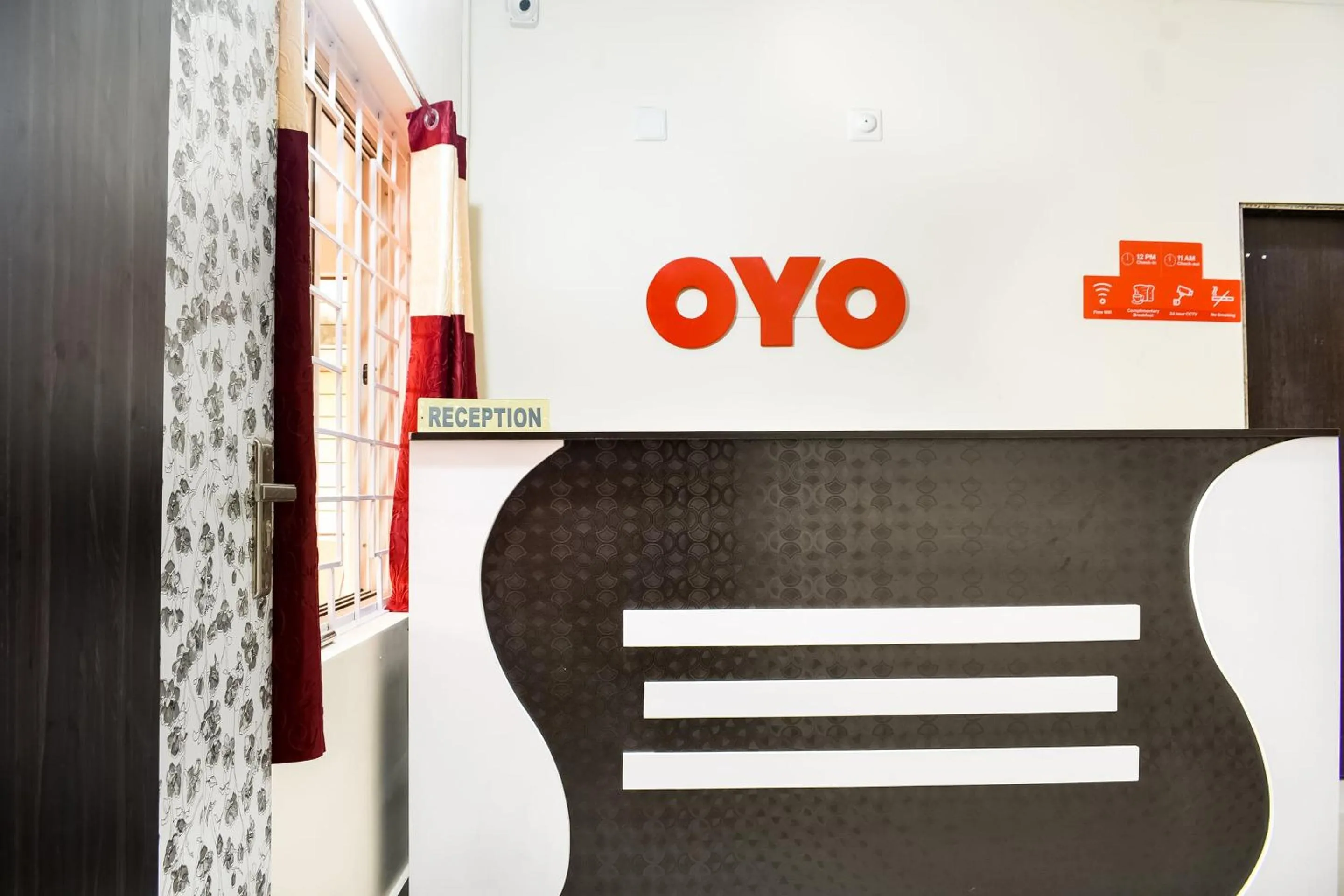 Lobby or reception in Hotel O Shiv Sai Palace