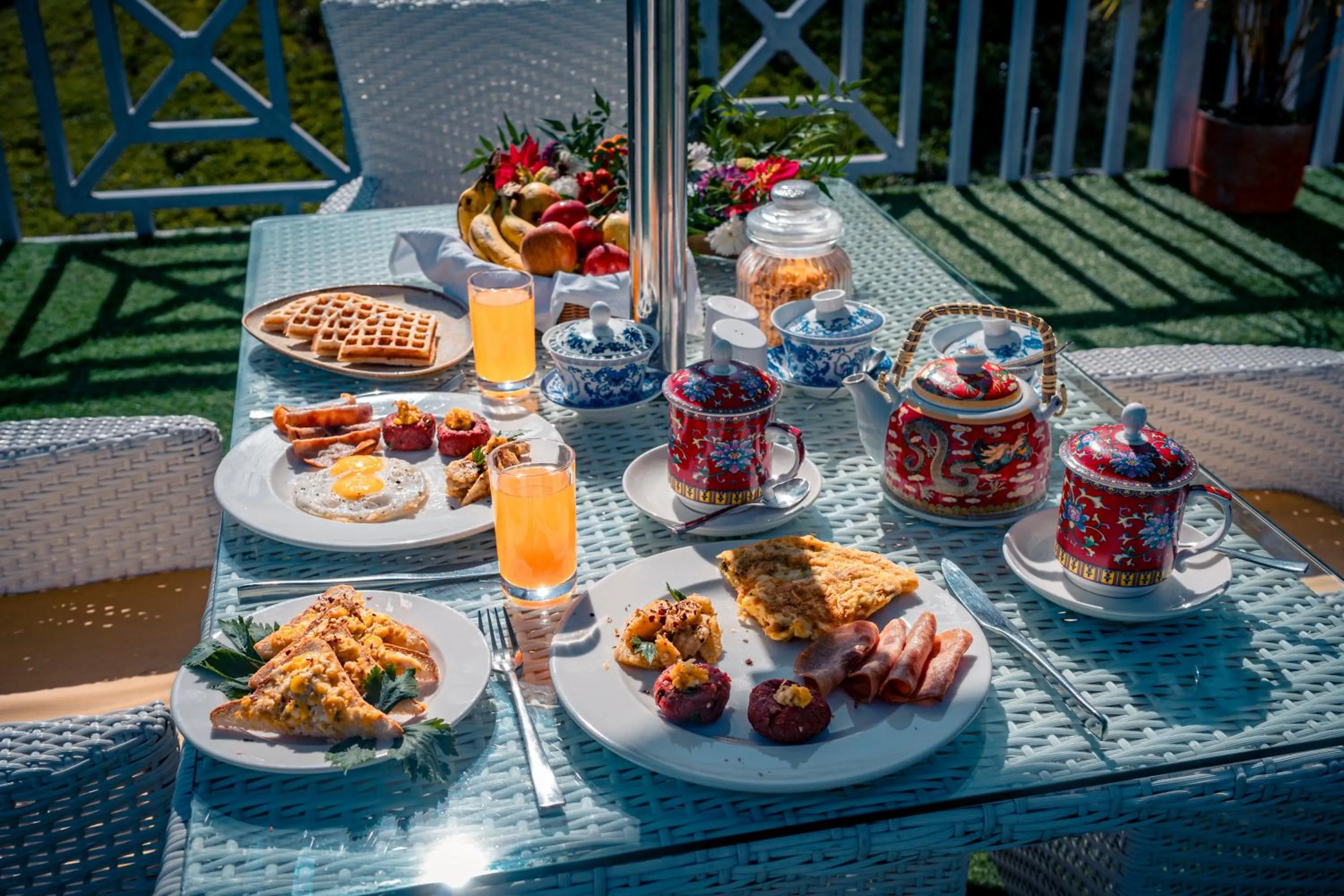 Food and drinks in The Temi Bungalow South Sikkim