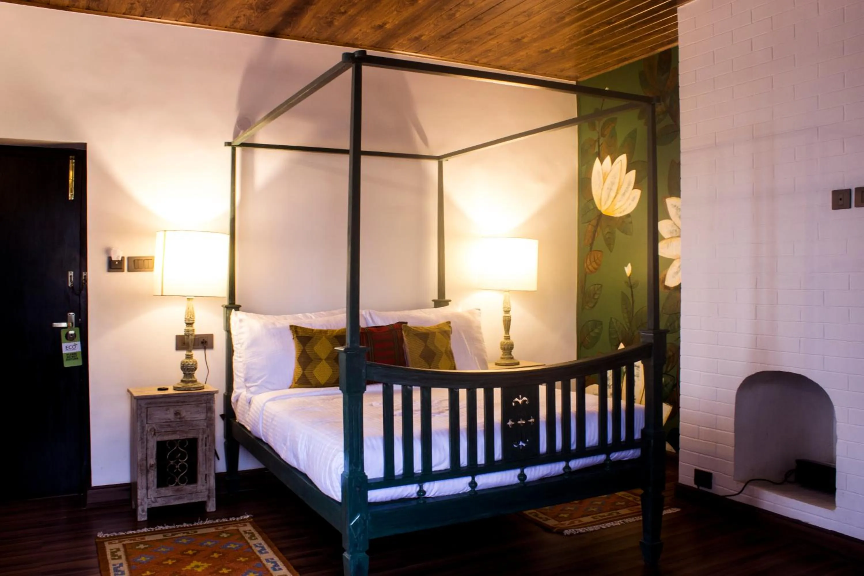 Bedroom, Bed in The Temi Bungalow South Sikkim