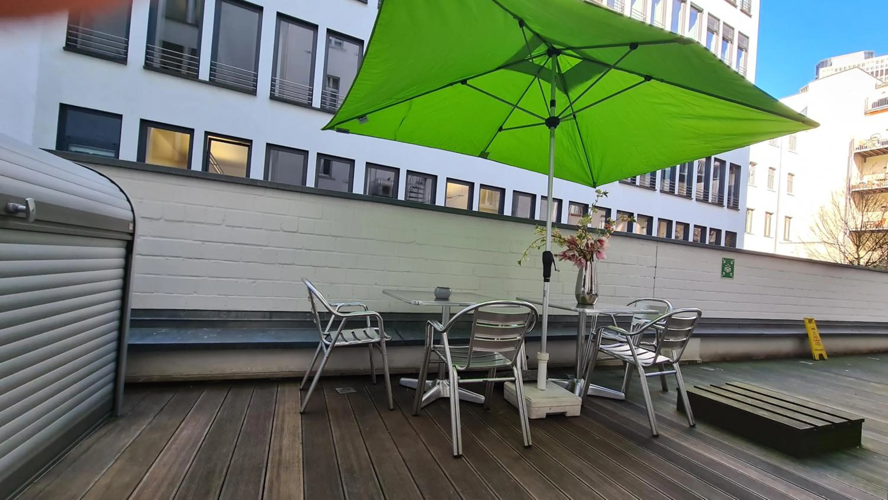 Balcony/Terrace in Hotel Cristall - Frankfurt City