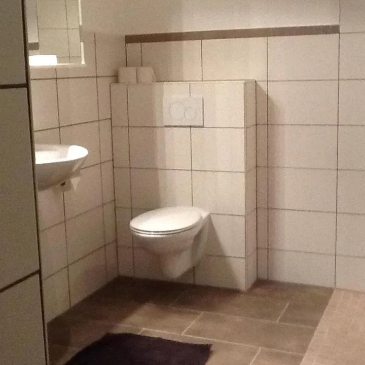 Bathroom in Hotel-Pension zum Paradies