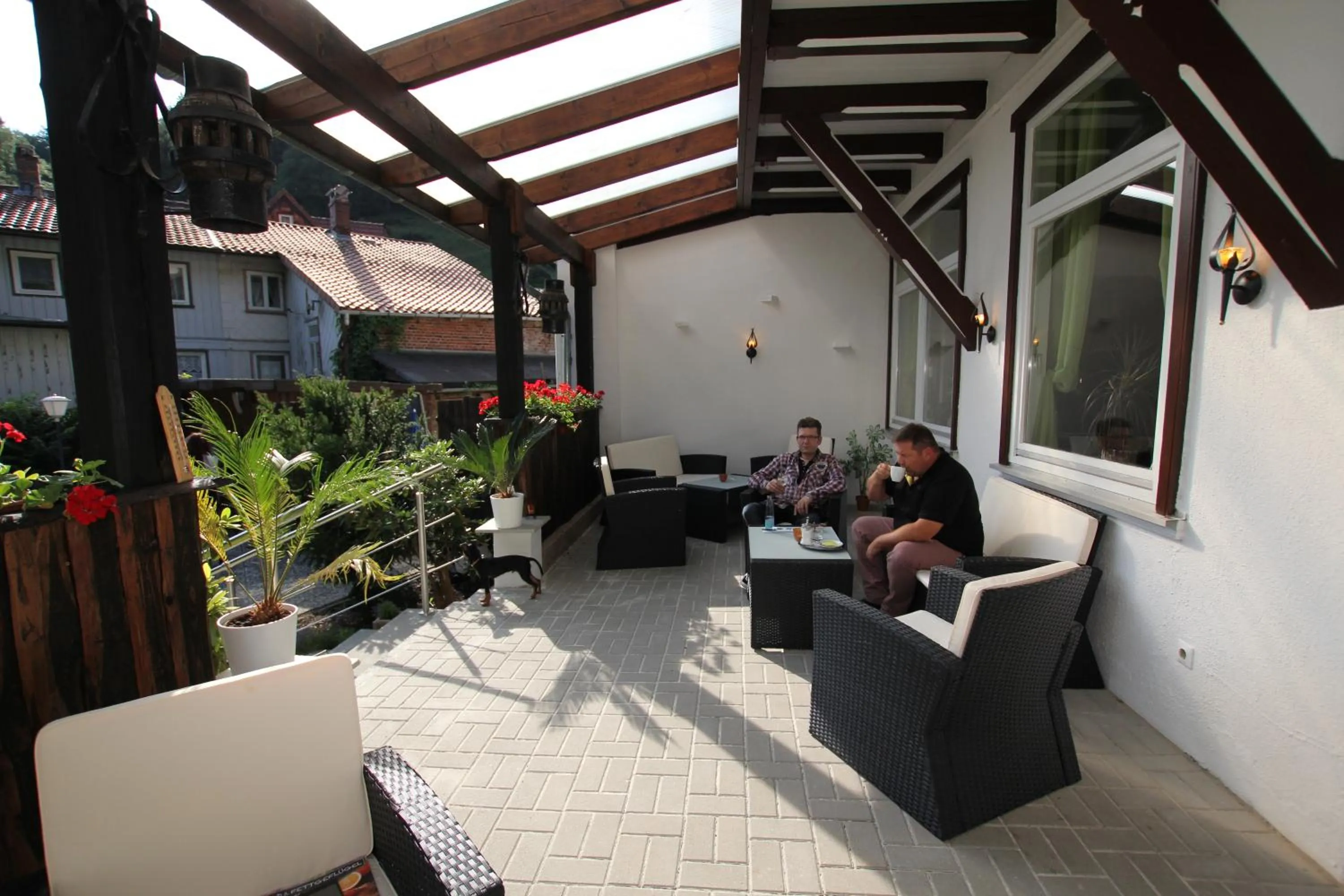 Balcony/Terrace in Hotel "Glück Auf "