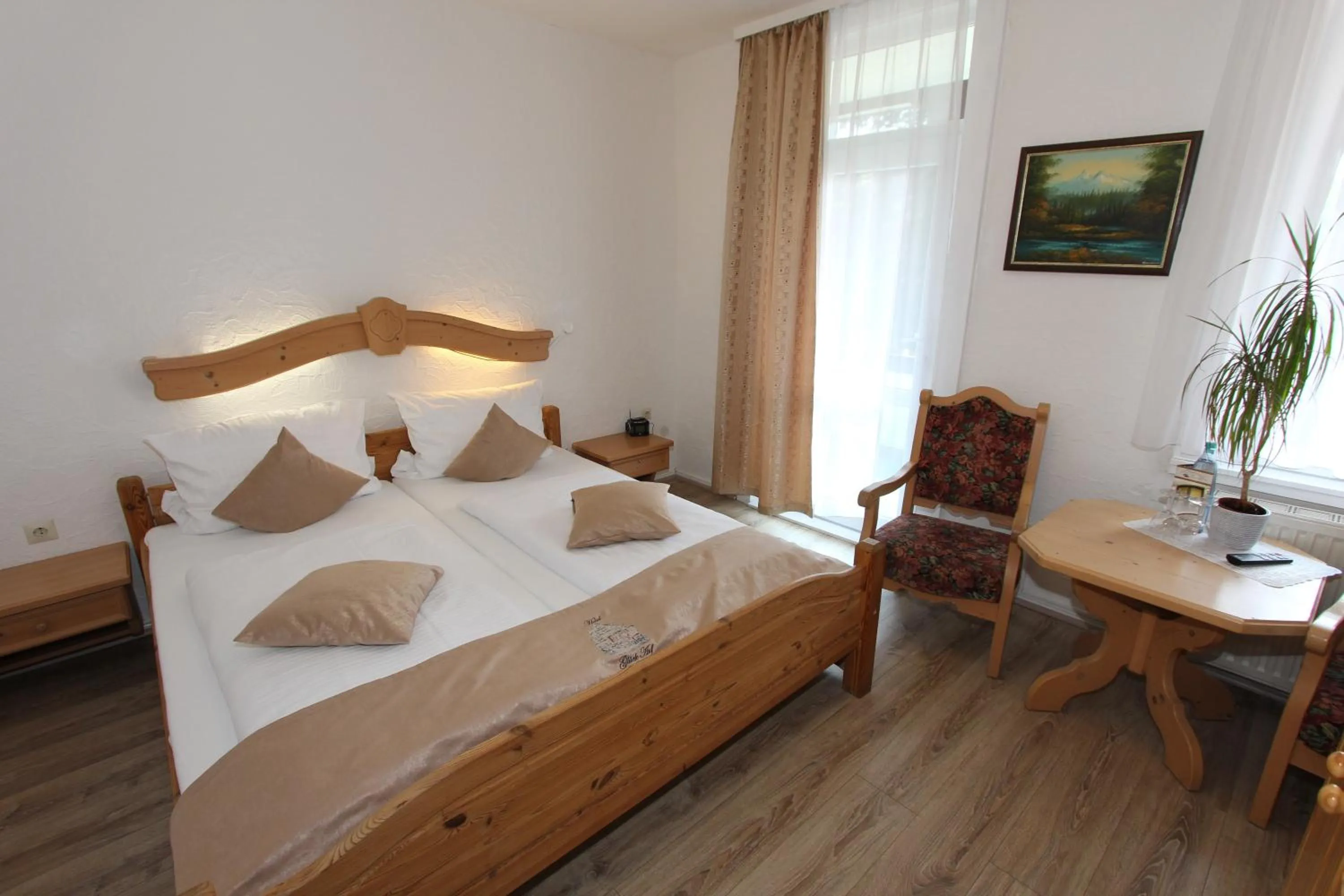 Bed in Hotel "Glück Auf "