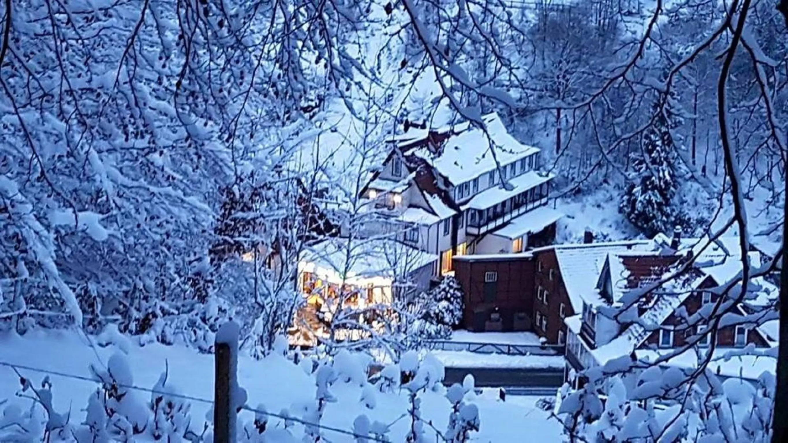 Bird's eye view in Hotel "Glück Auf "