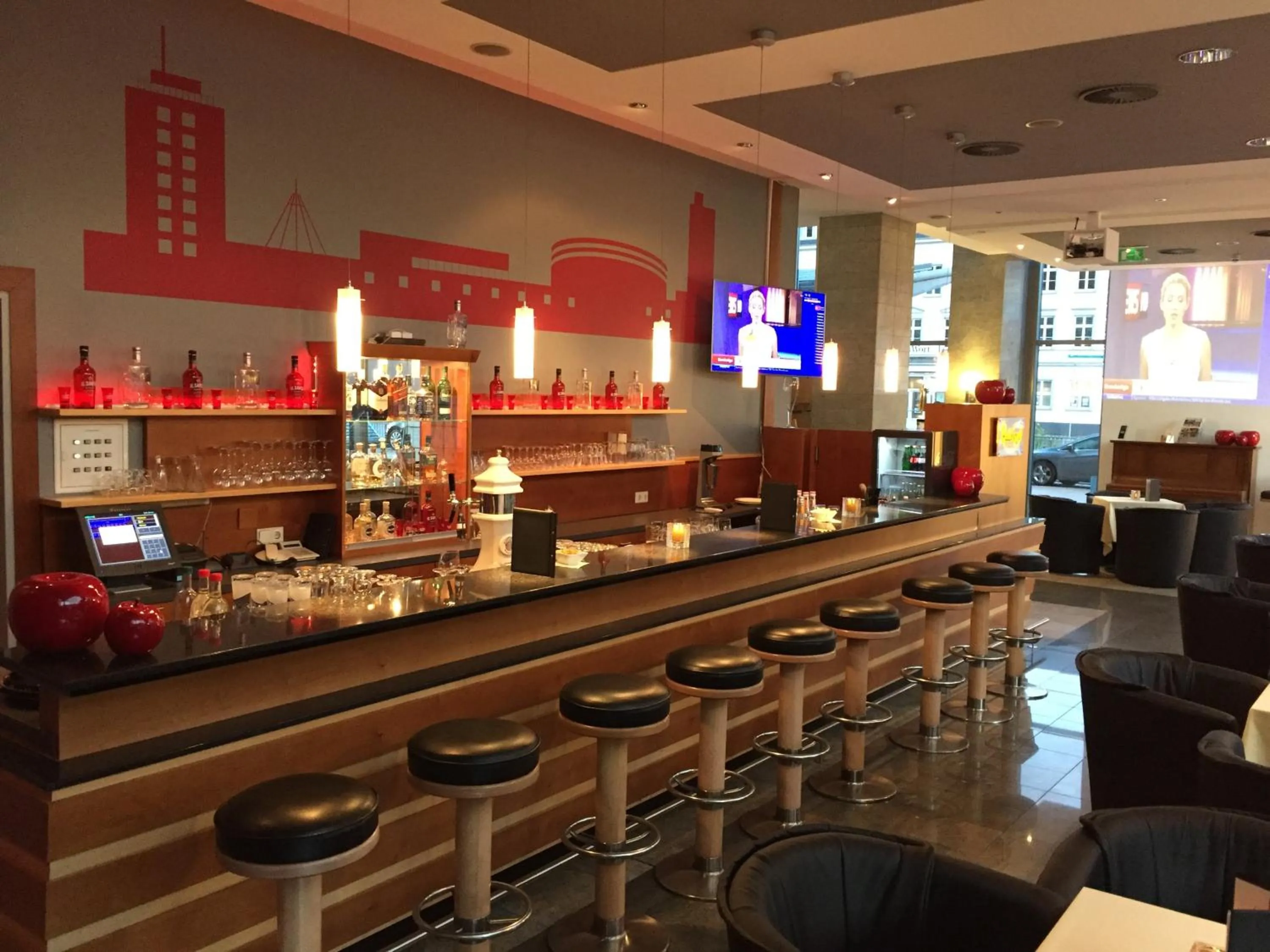 Lounge or bar in City Hotel Suhl