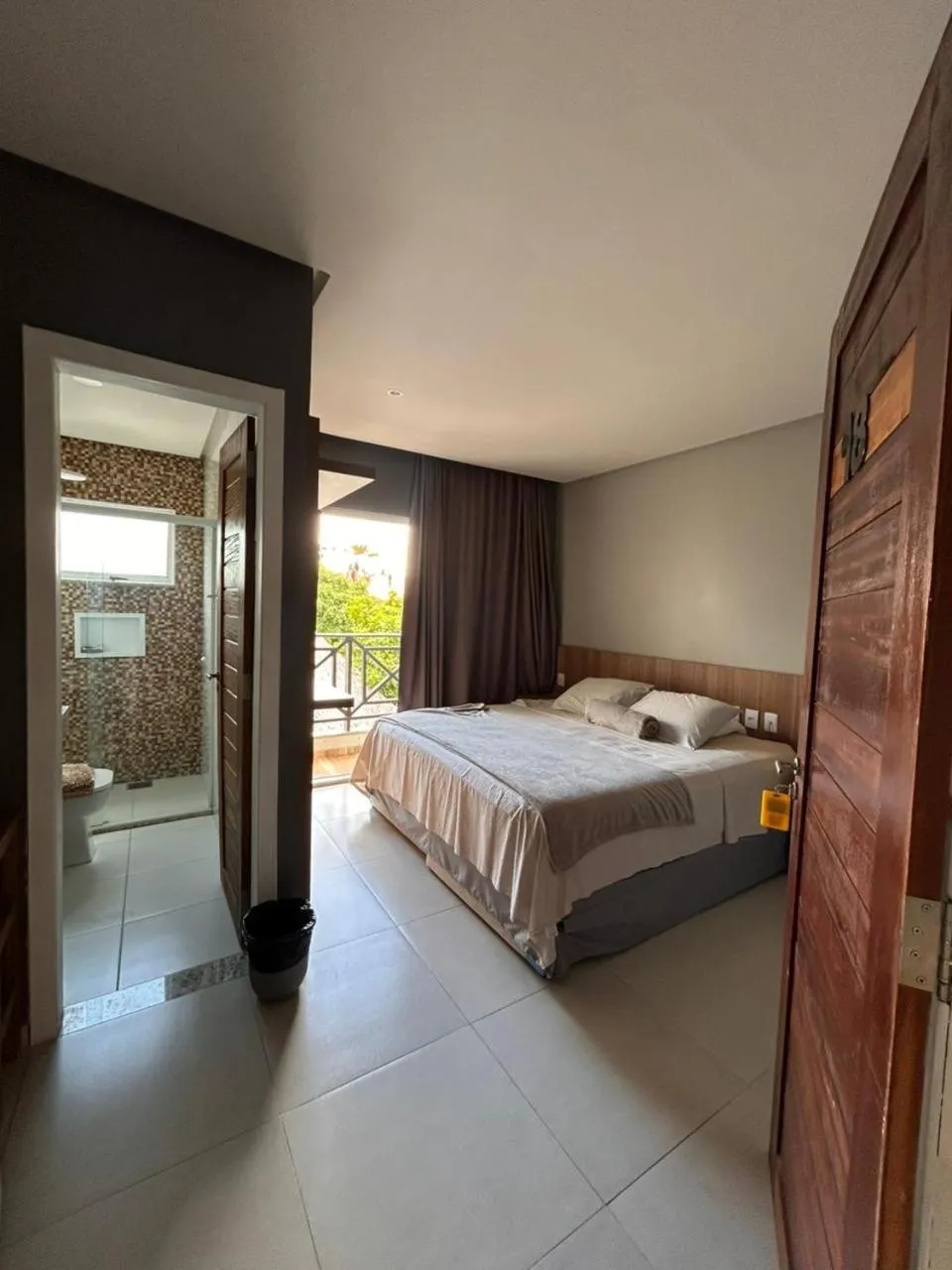 Photo of the whole room, Bed in Chalé Murici Lençóis