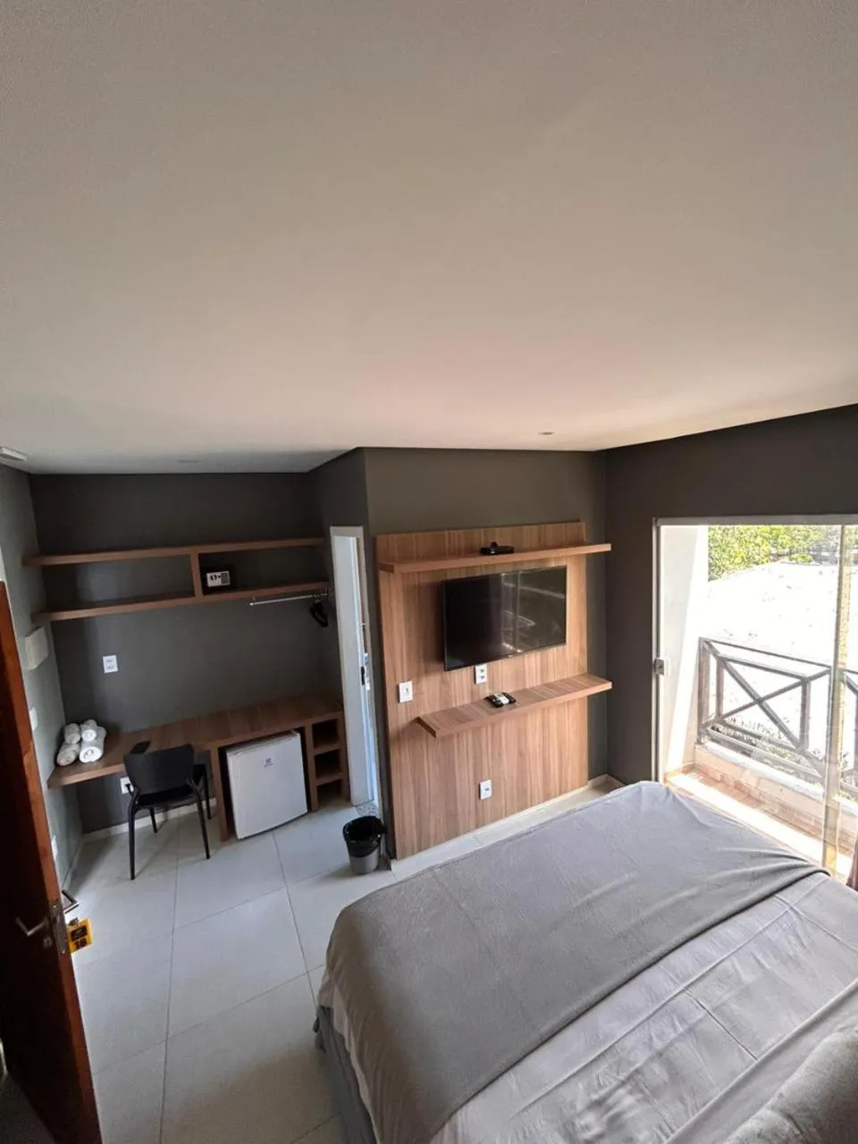 Photo of the whole room, Bed in Chalé Murici Lençóis