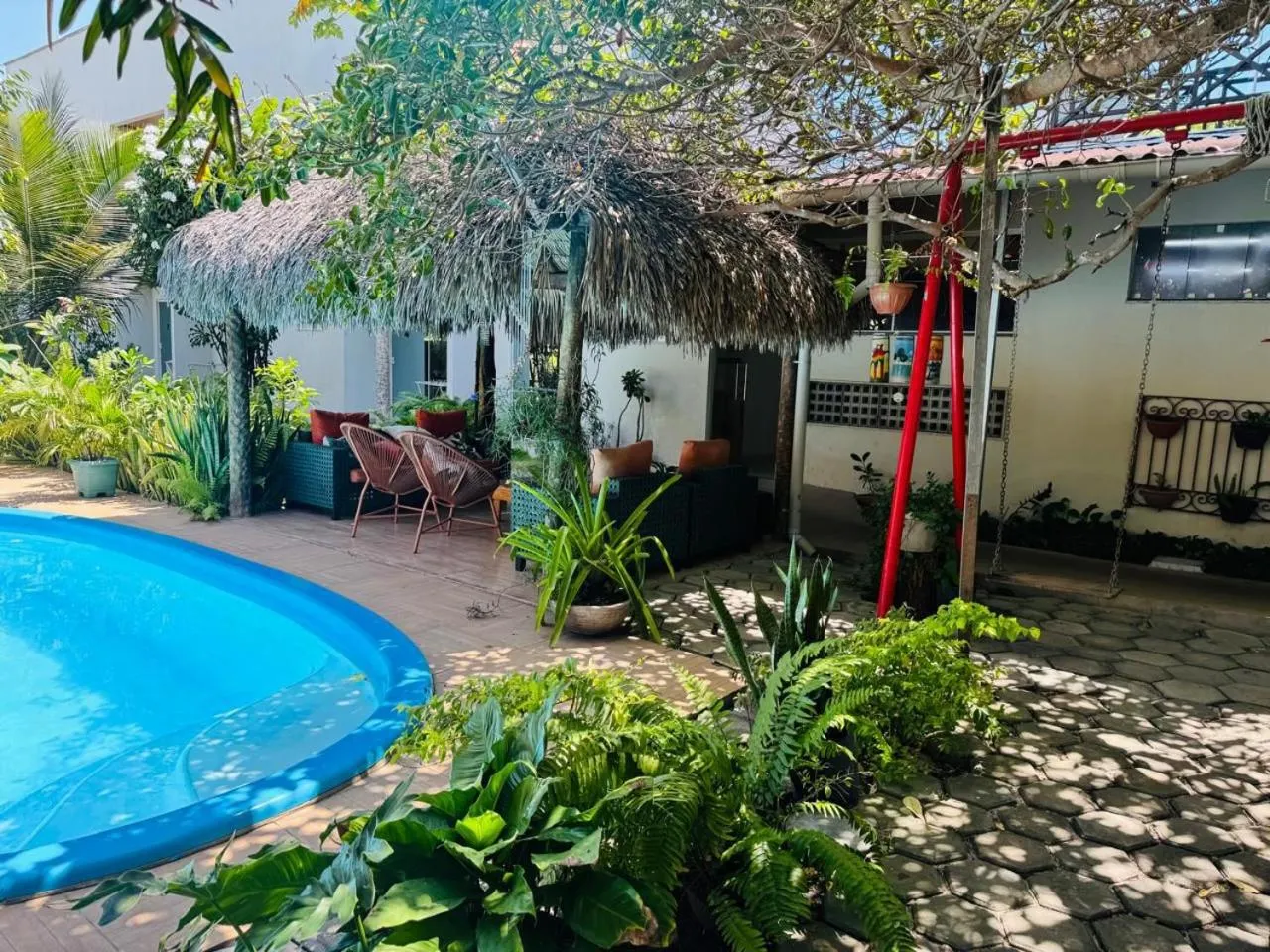 Swimming pool in Chalé Murici Lençóis