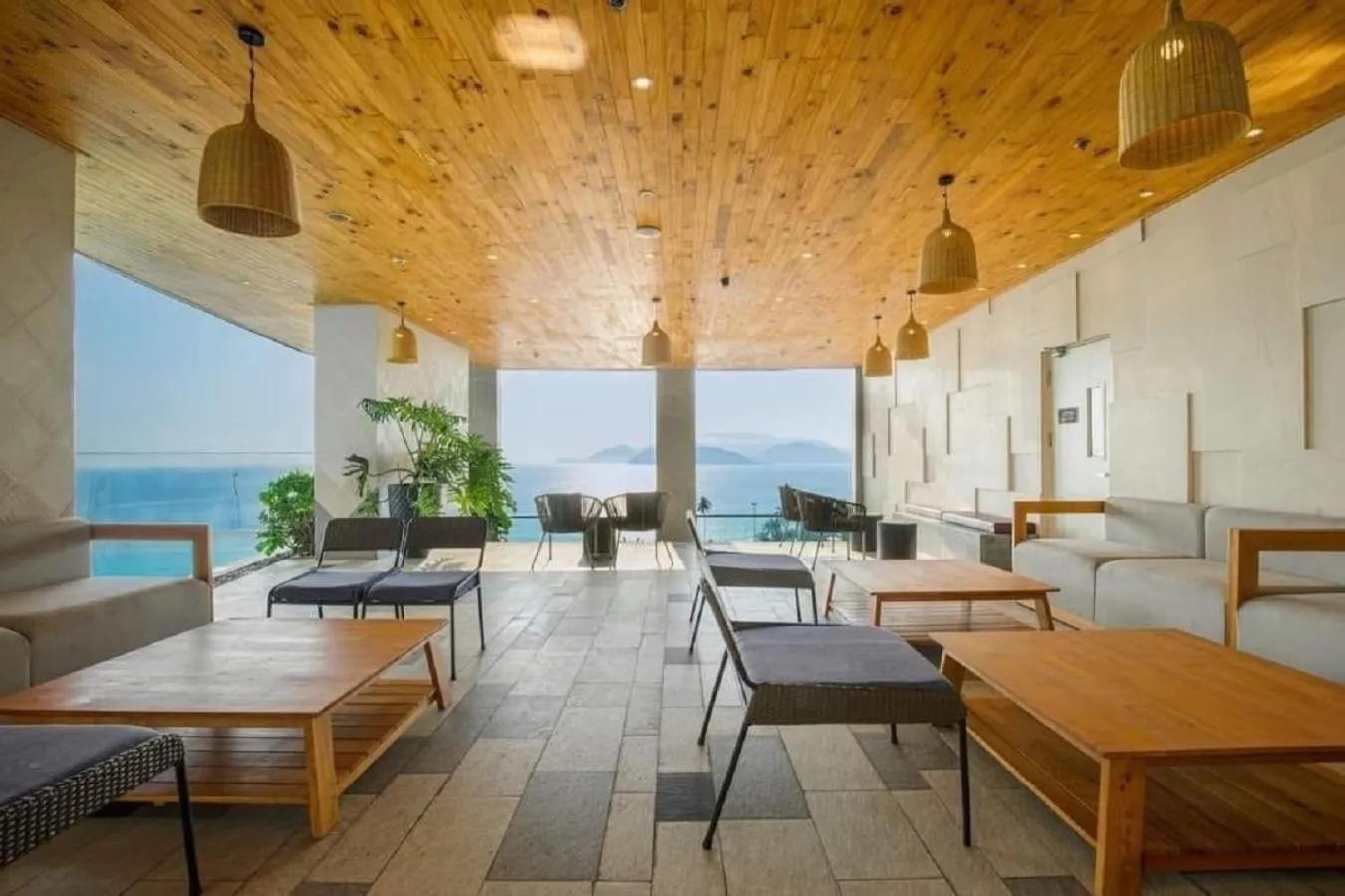 Seating area in Homie Panorama Beachfront Residences Nha Trang