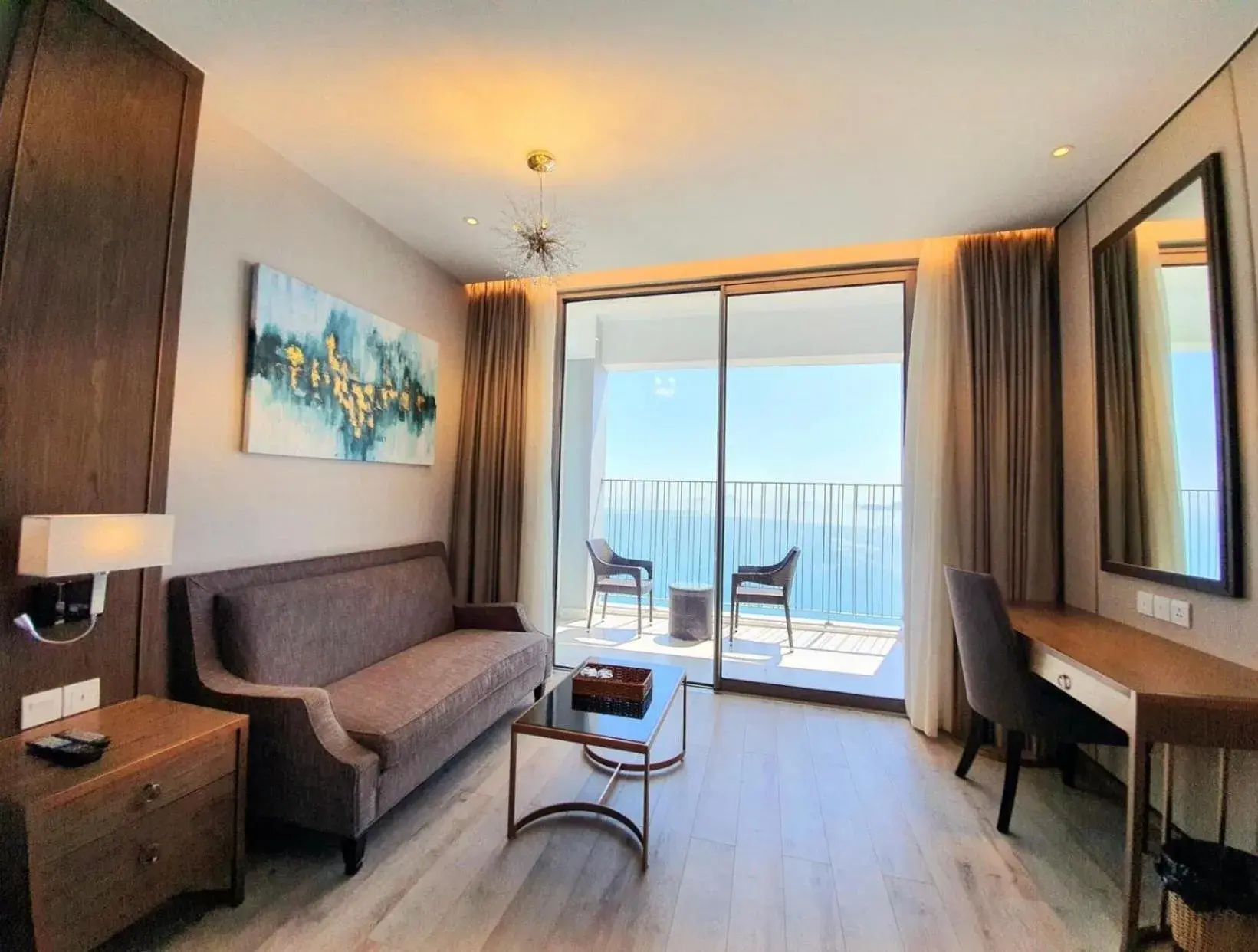 Deluxe Double Room with Balcony in Homie Panorama Beachfront Residences Nha Trang Deluxe Double Room with Balcony in Homie Panorama Beachfront Residences Nha Trang
