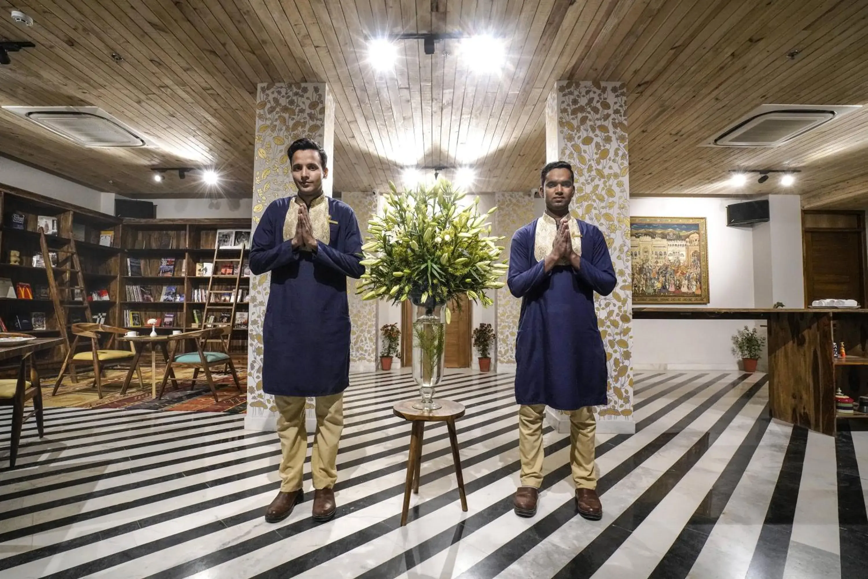 Lobby or reception in Brij Nest, Jaipur - An All Suite Boutique Hotel Lobby or reception in Brij Nest, Jaipur - An All Suite Boutique Hotel