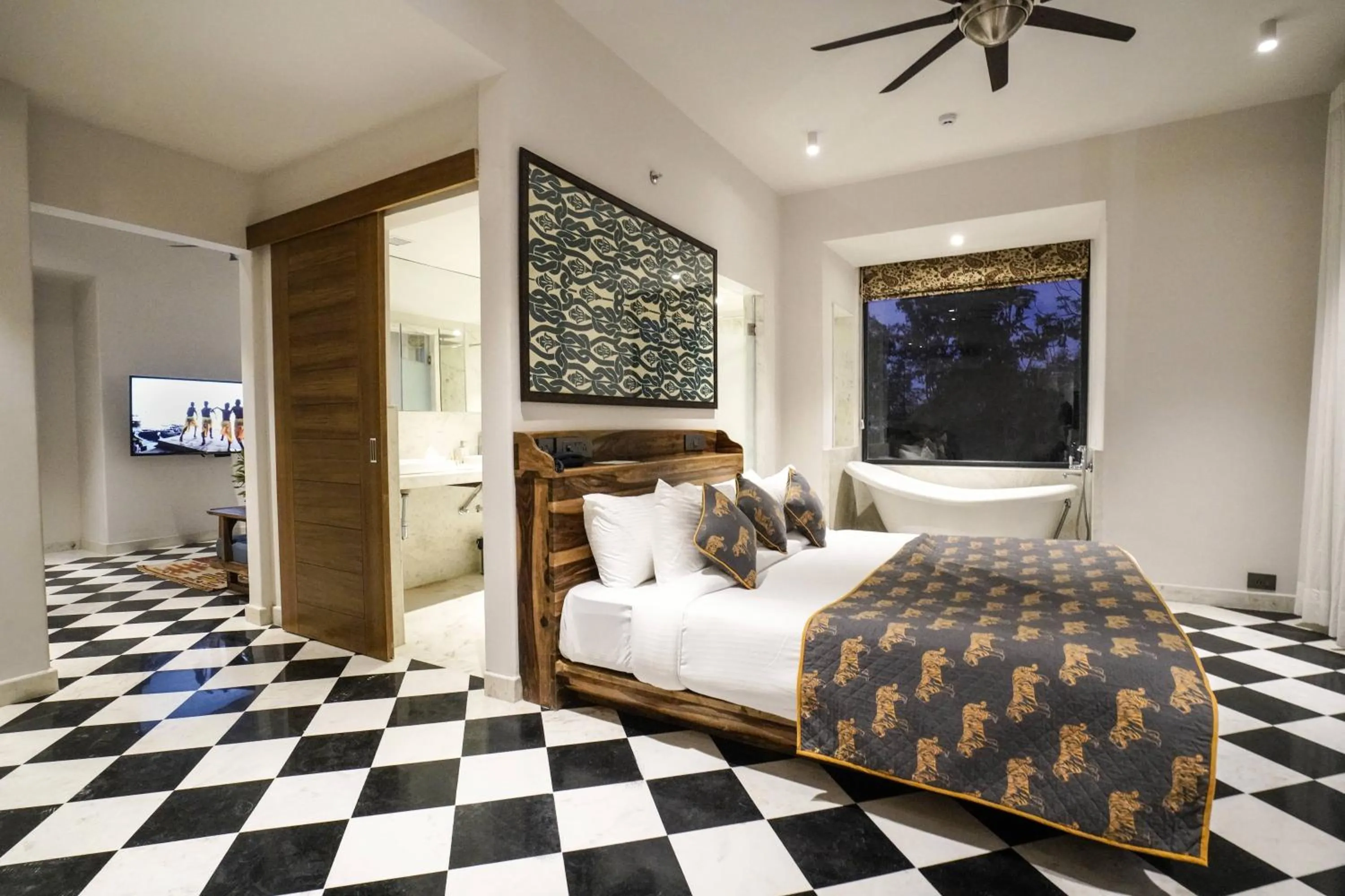 Bed in Brij Nest, Jaipur - An All Suite Boutique Hotel