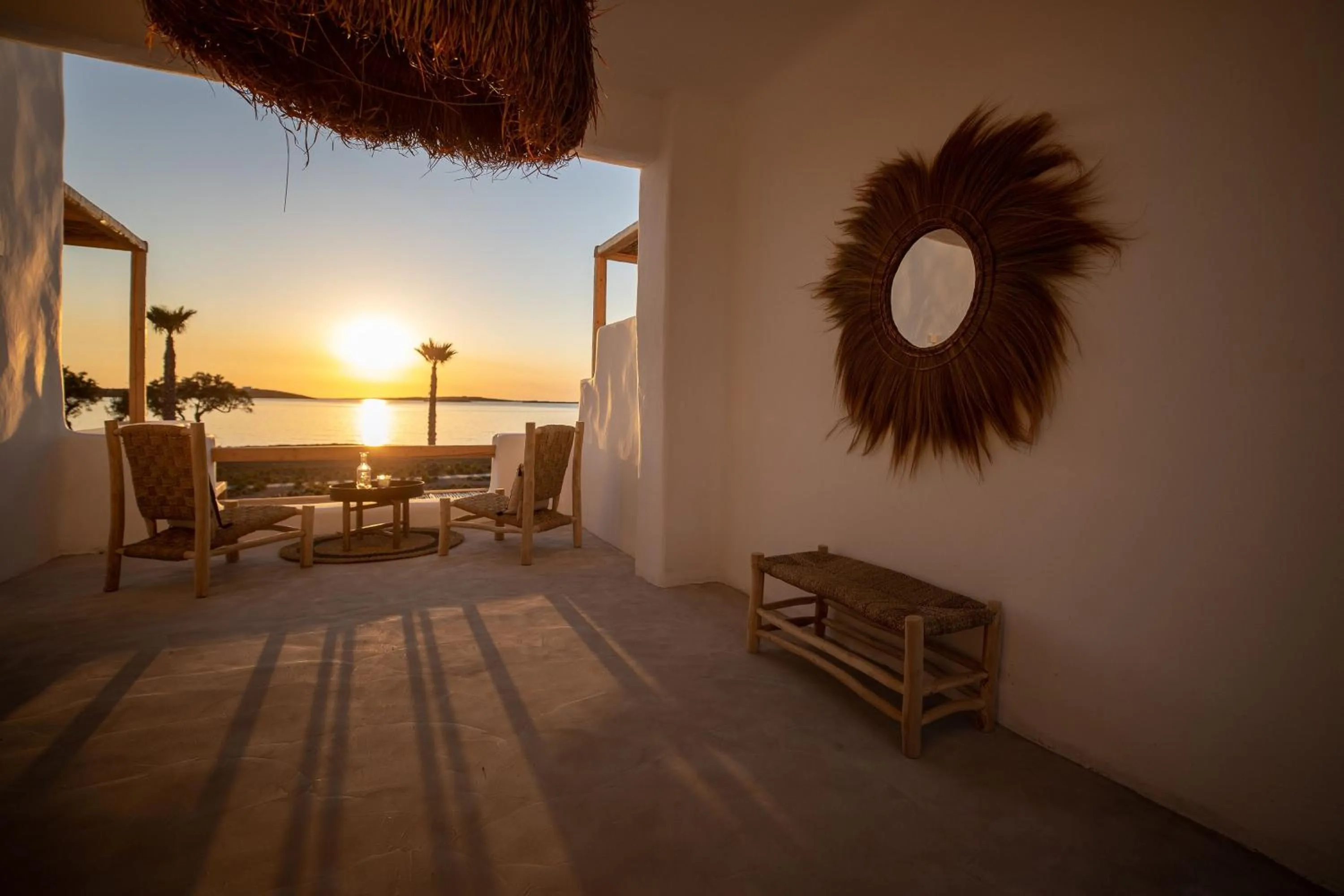 Patio in Seesoo Paros Beachfront Resort