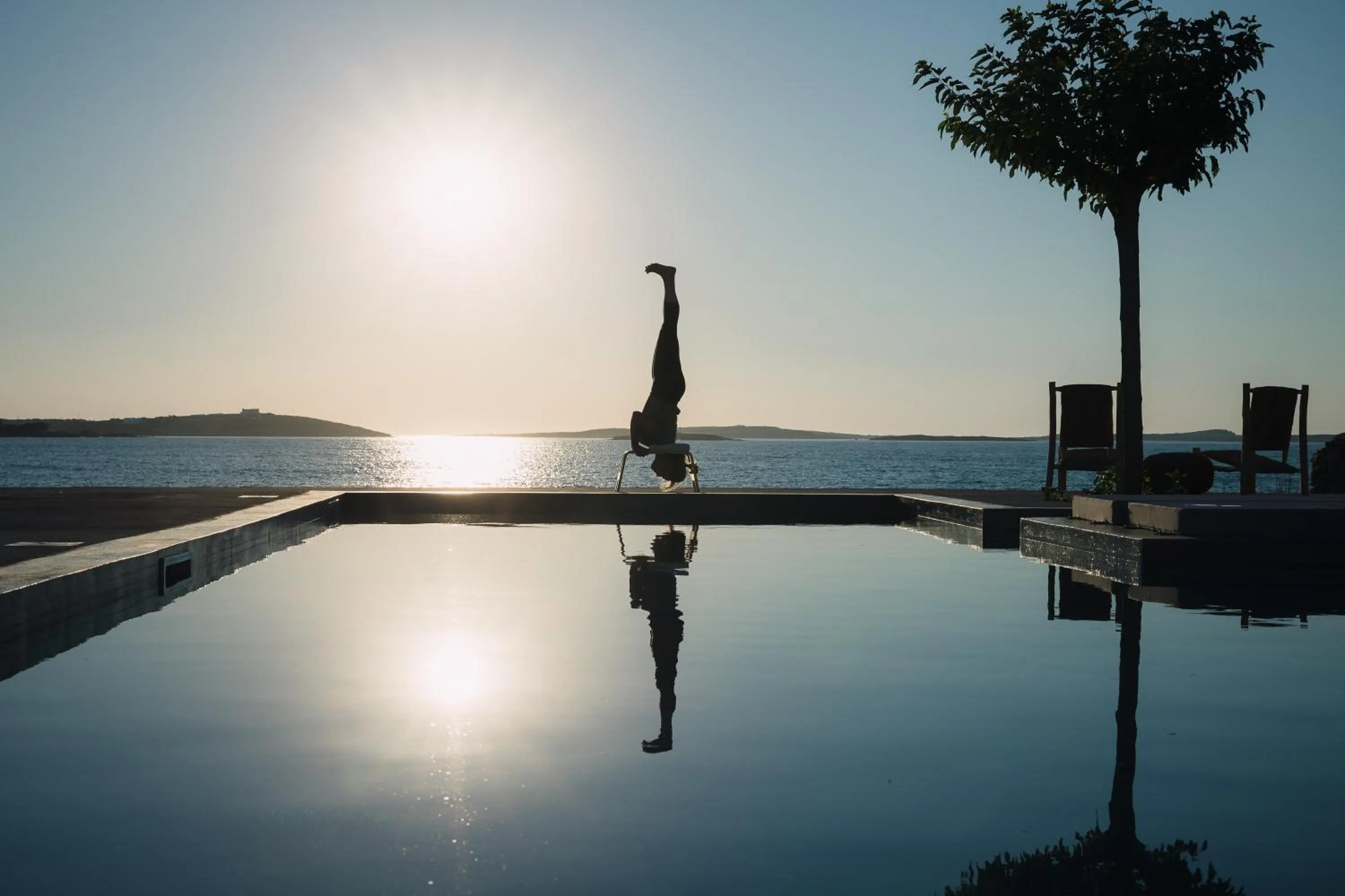 Swimming pool in Seesoo Paros Beachfront Resort