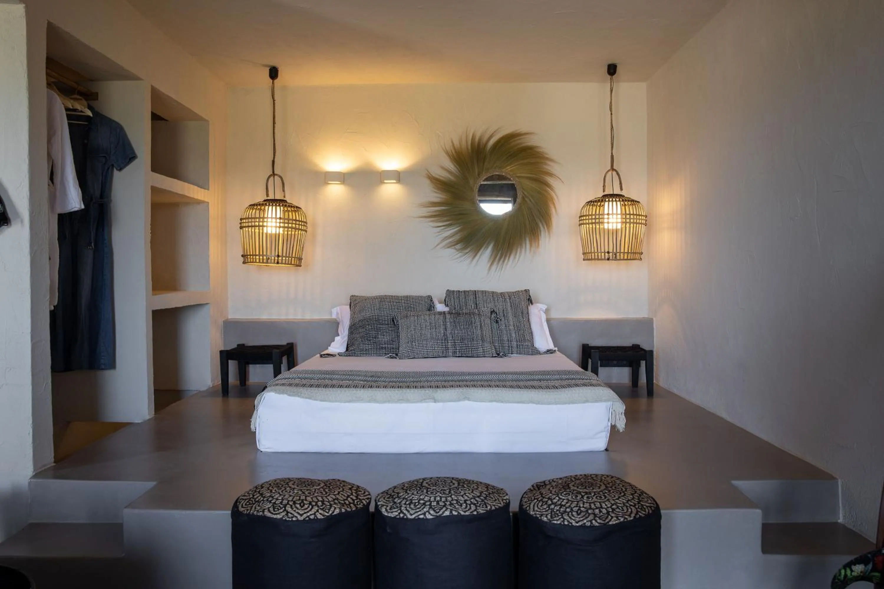 Bed in Seesoo Paros Beachfront Resort