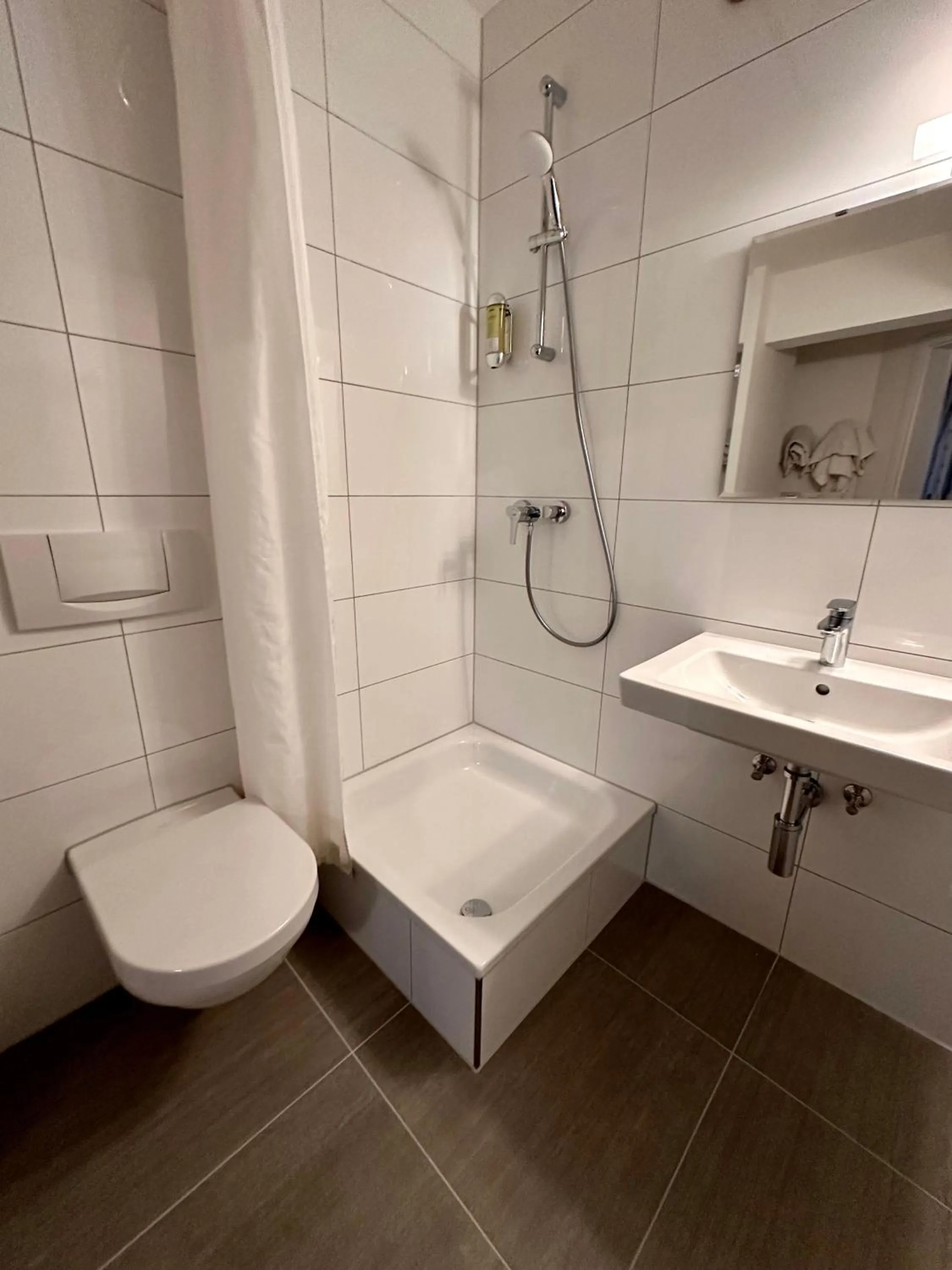 Shower in Altstadthotel Hayk am Rhein
