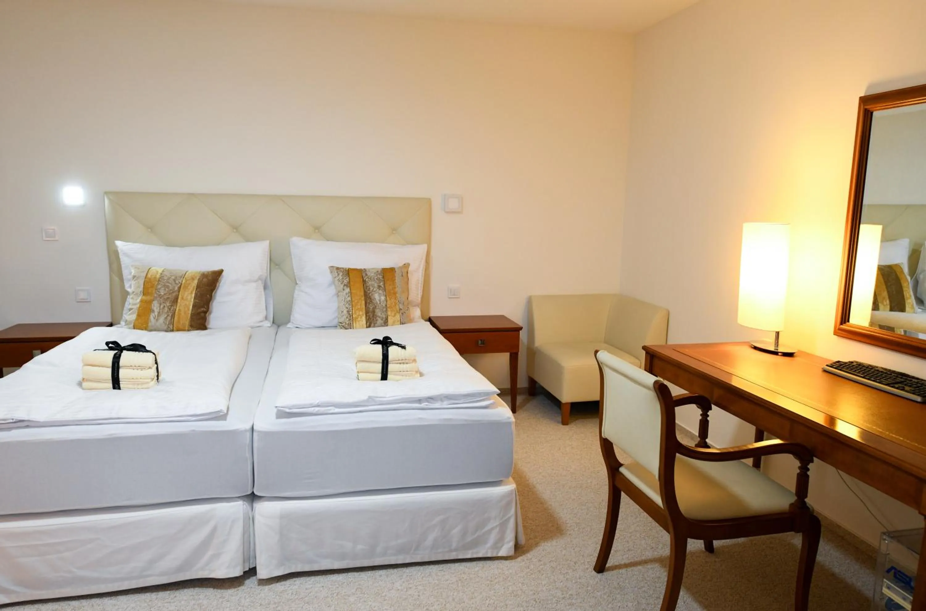 Bed in Atrium-Accomm