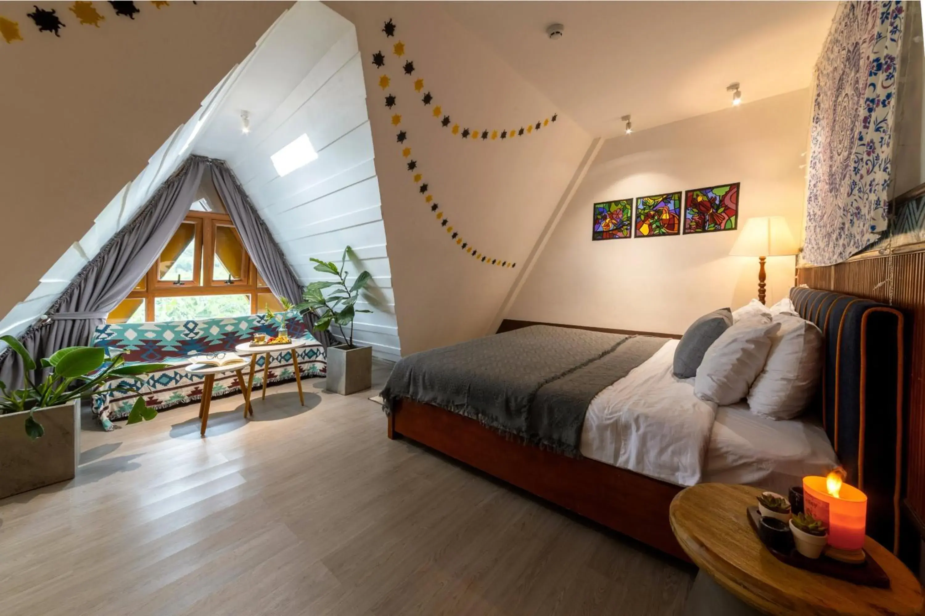 Bed in Casanova Dalat Hotel Bed in Casanova Dalat Hotel