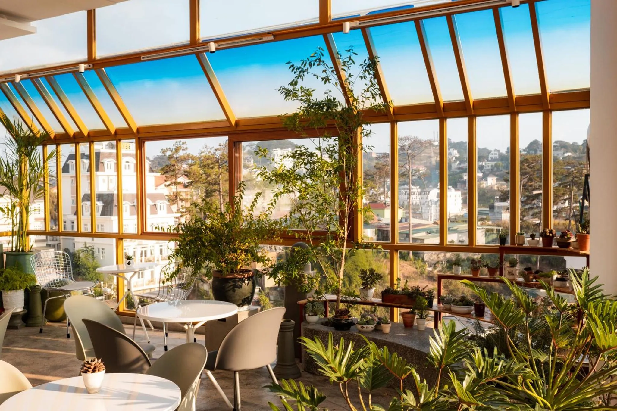 Garden in Casanova Dalat Hotel