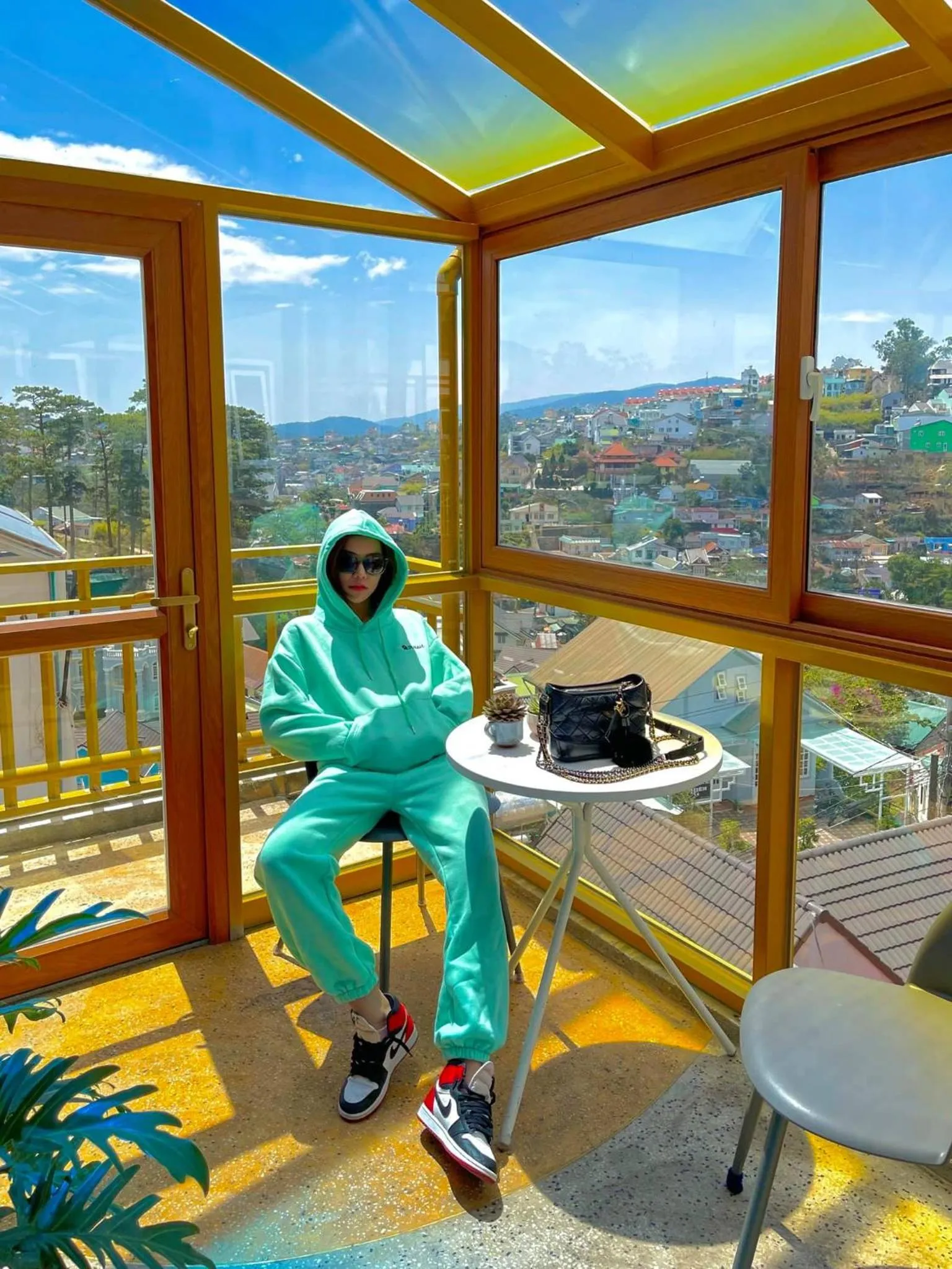 Seating area in Casanova Dalat Hotel