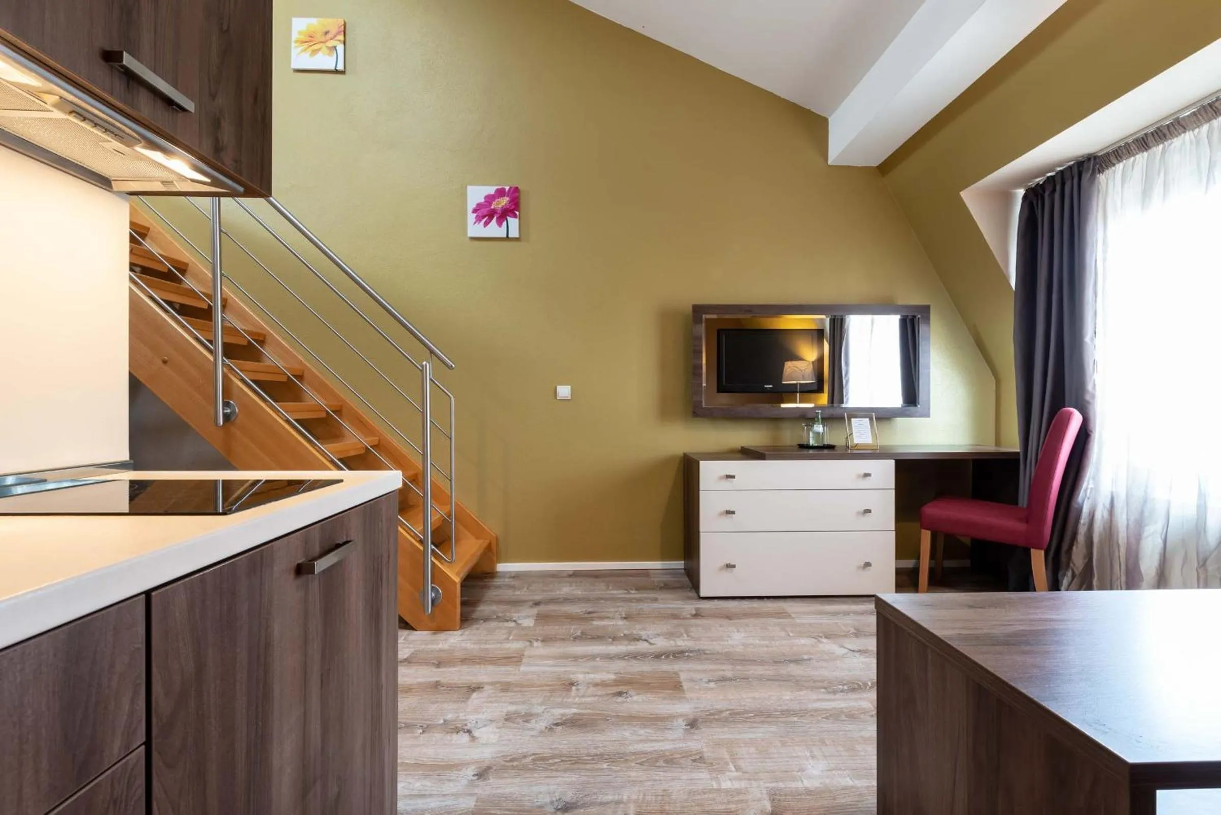 Kitchen or kitchenette in Empress Boutique Hotel