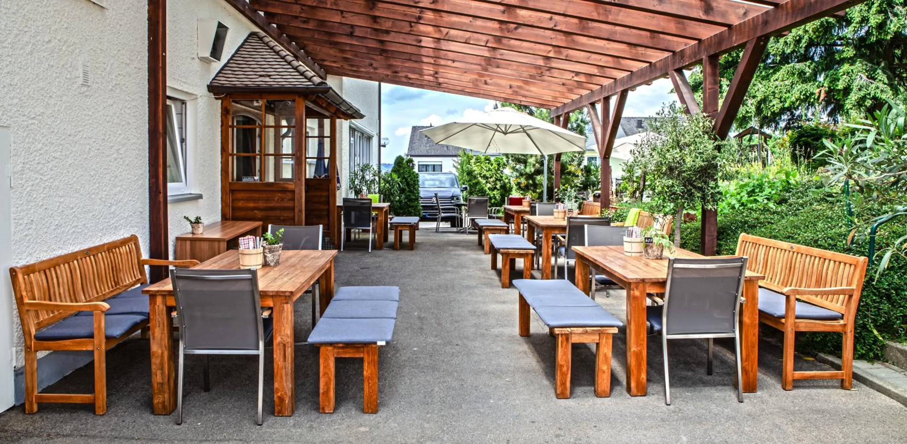 Garden in Hotel Grauleshof