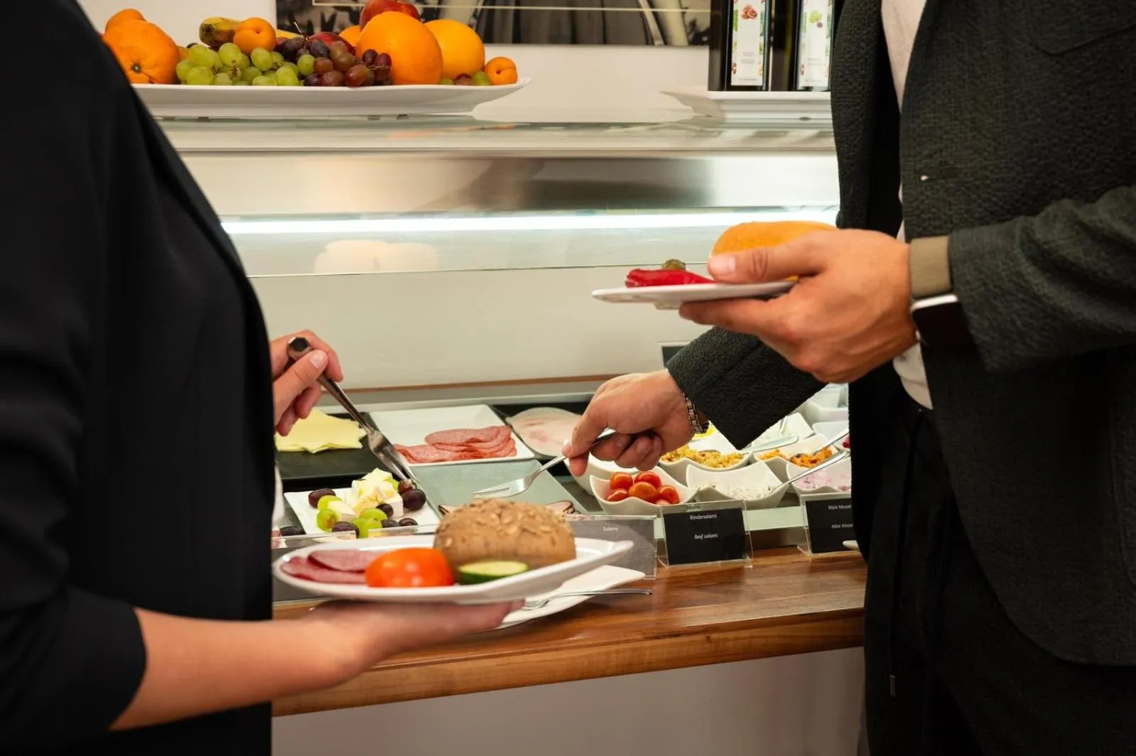 Buffet breakfast in Hotel Astor