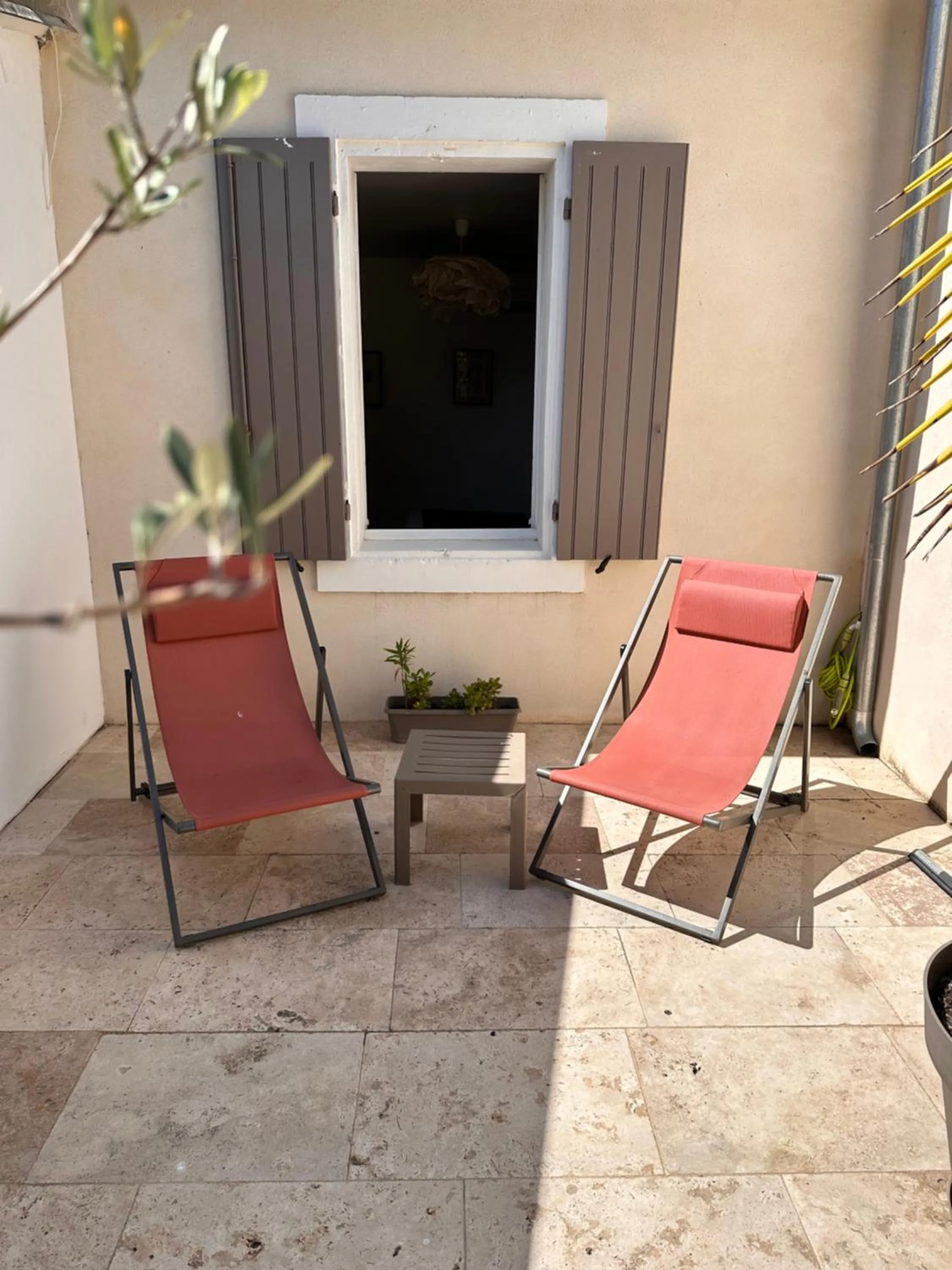 Patio in Bel Appartement Terrasse Intra Muros - Certifié Étoiles de France