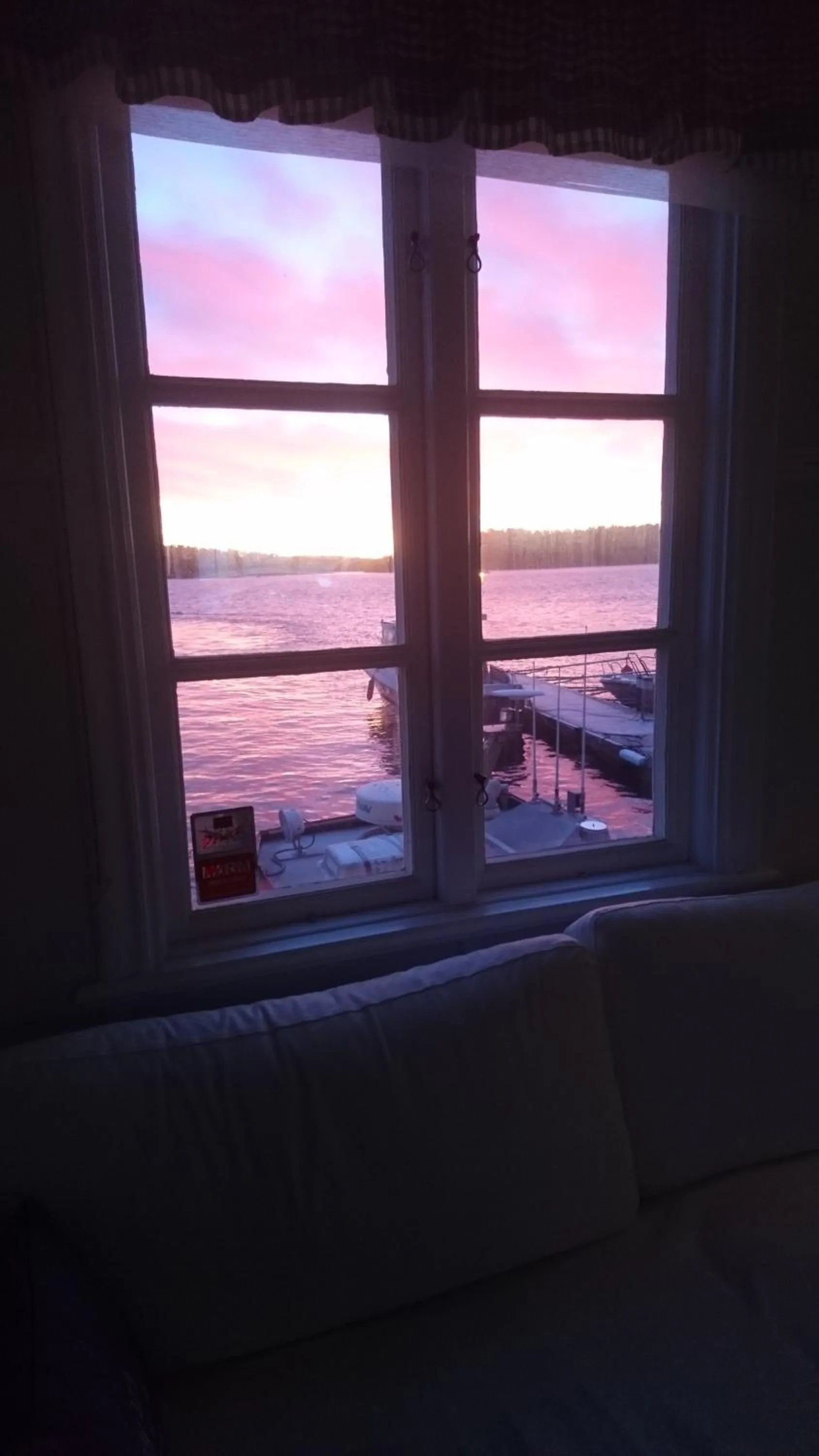 Living room in Vandrarhemmet Lotsen