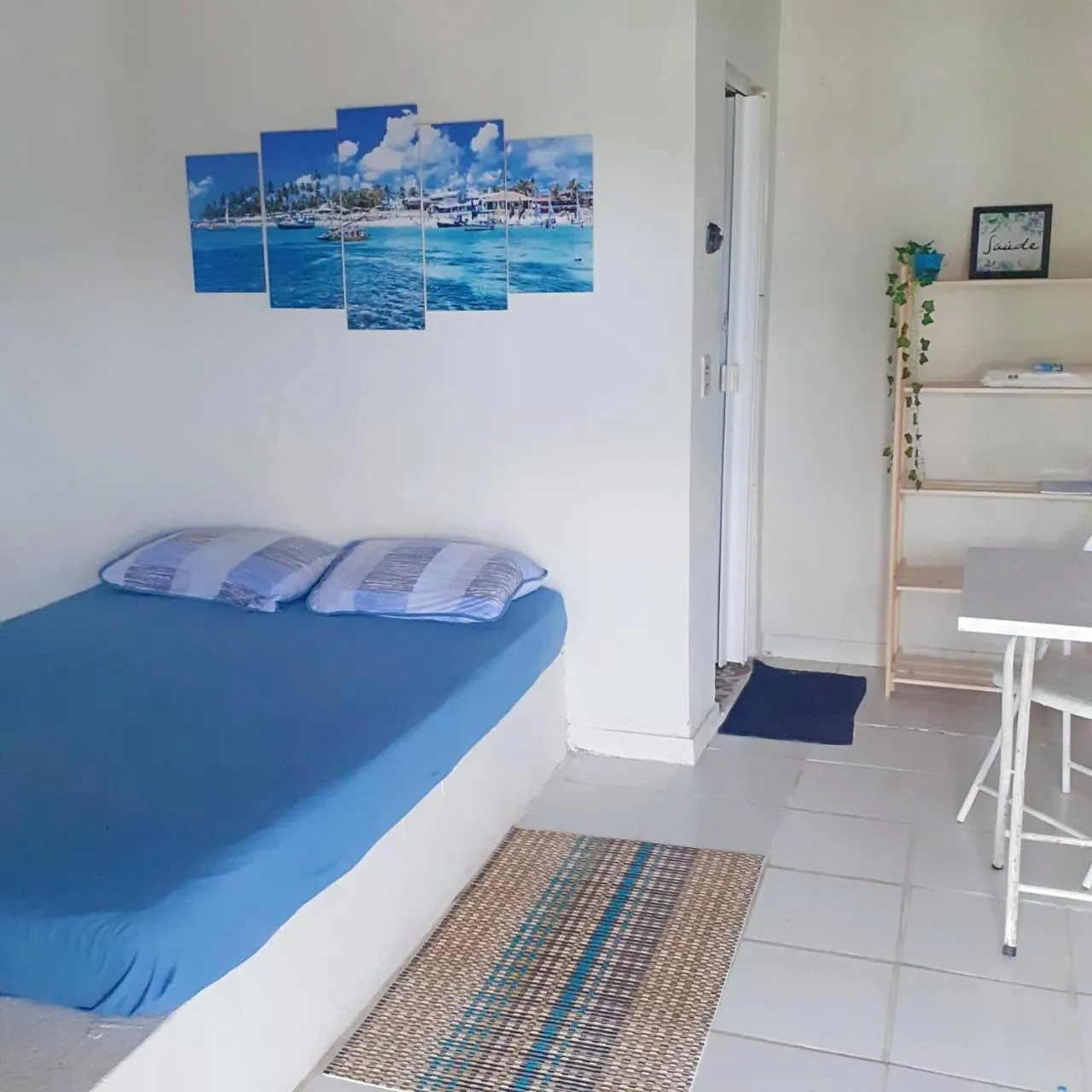 Bed in Pousada da Praia
