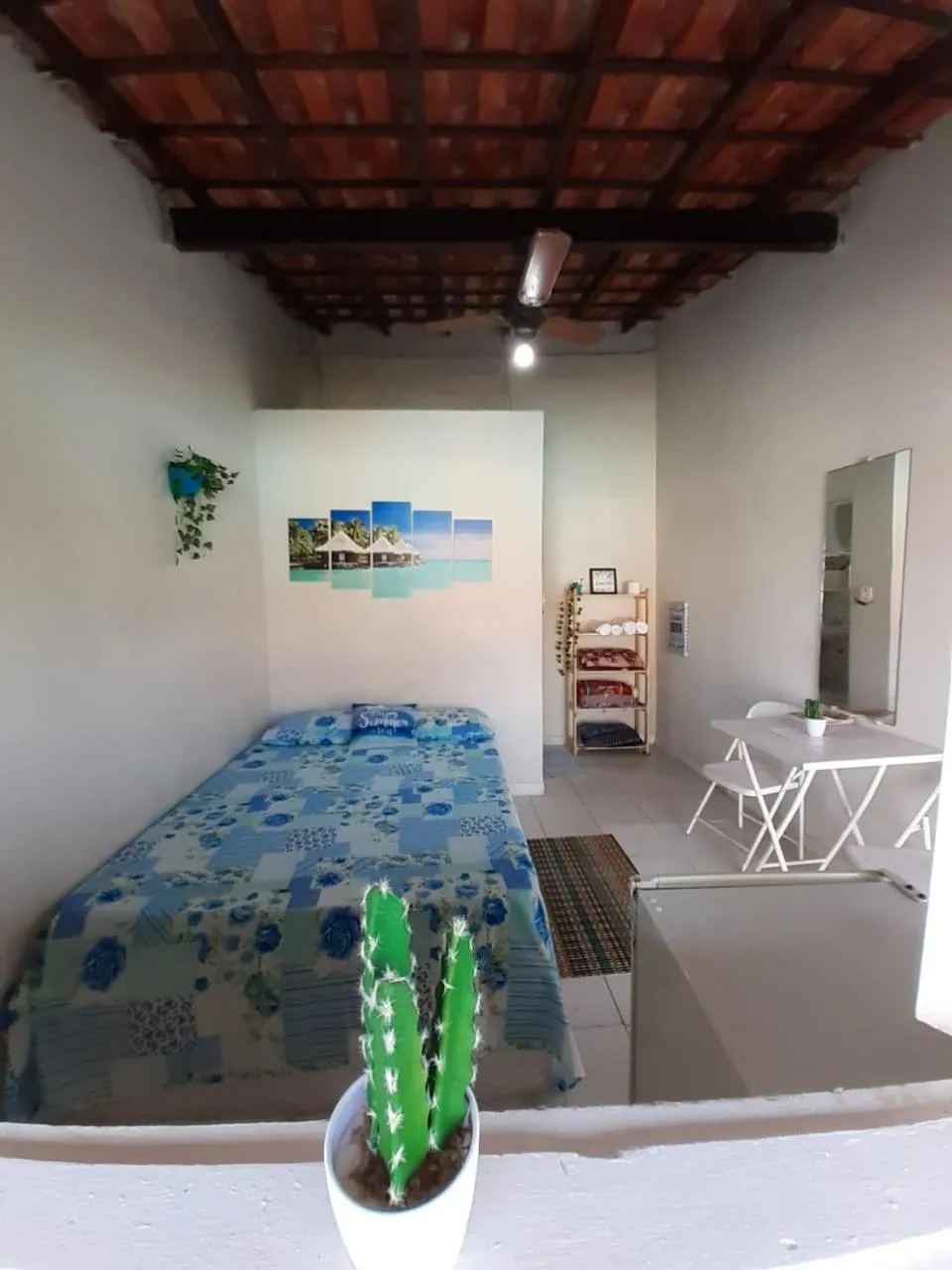 Bed in Pousada da Praia