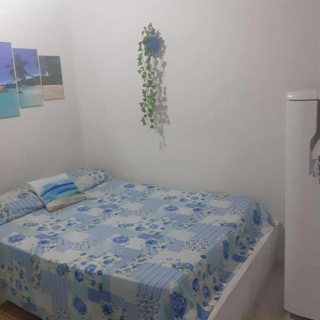 Bed in Pousada da Praia