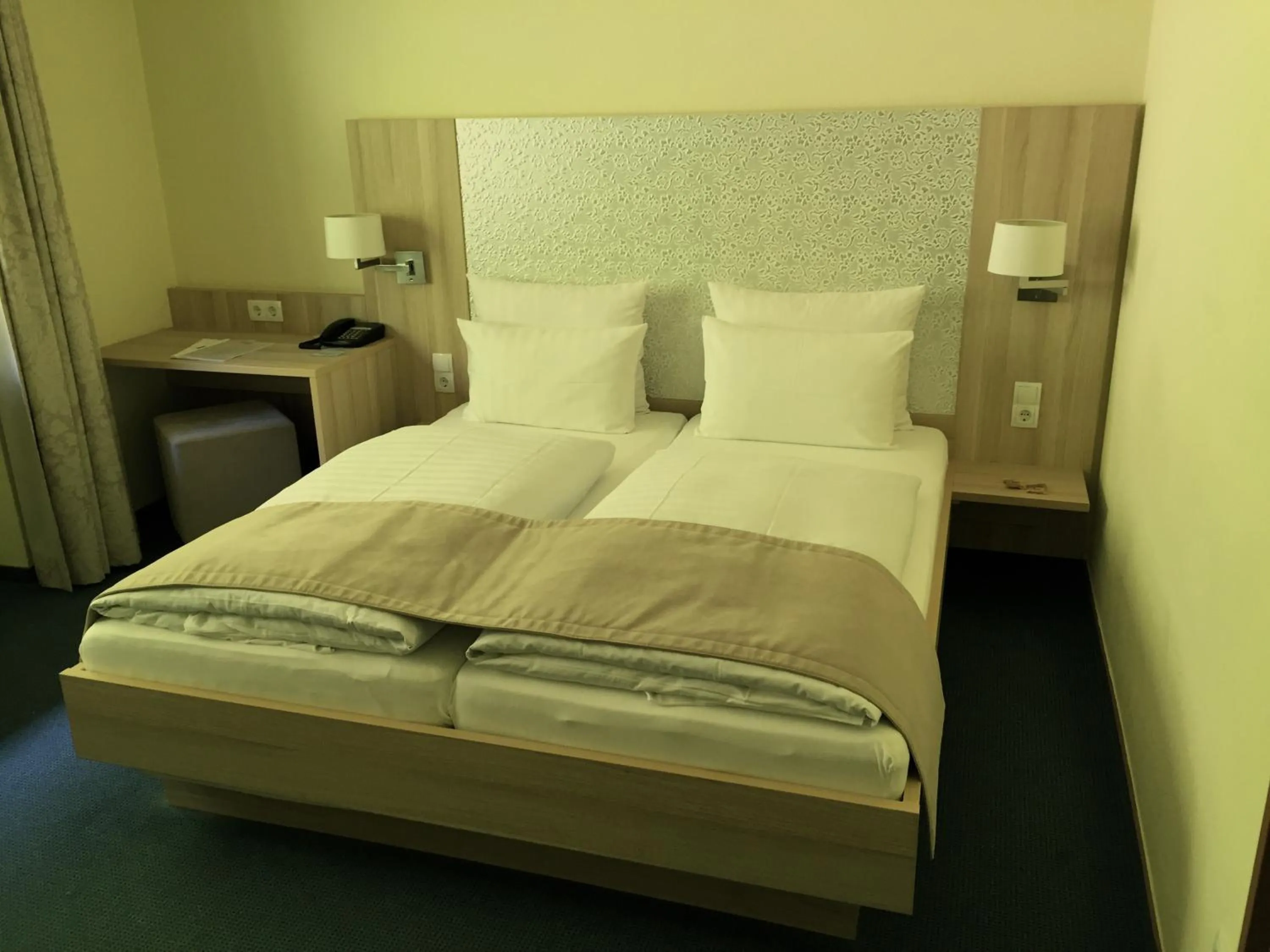 Photo of the whole room, Bed in Moselromantik Hotel Weissmühle