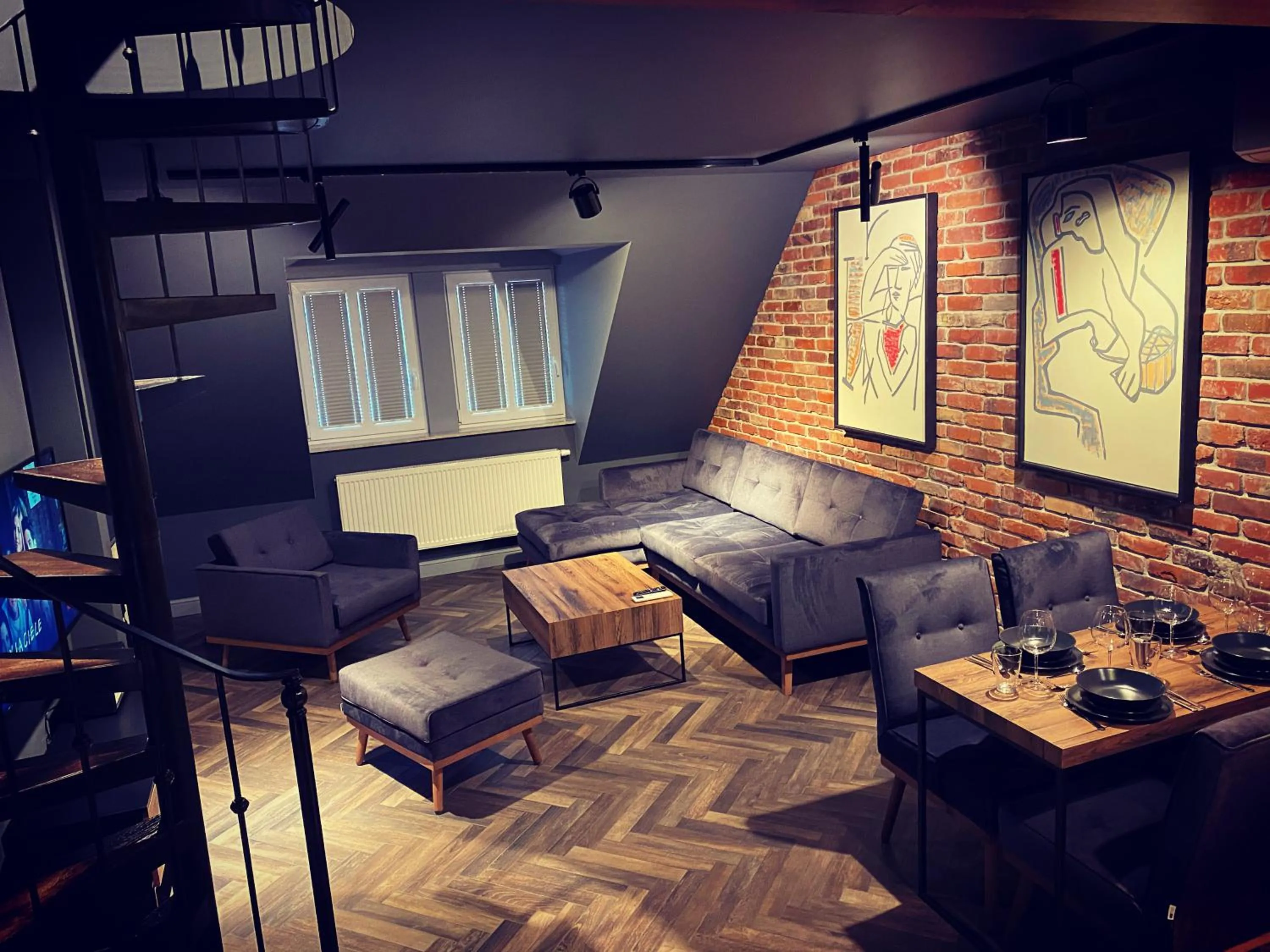 Living room in Old Town Luxury Apartments Zgorzelec