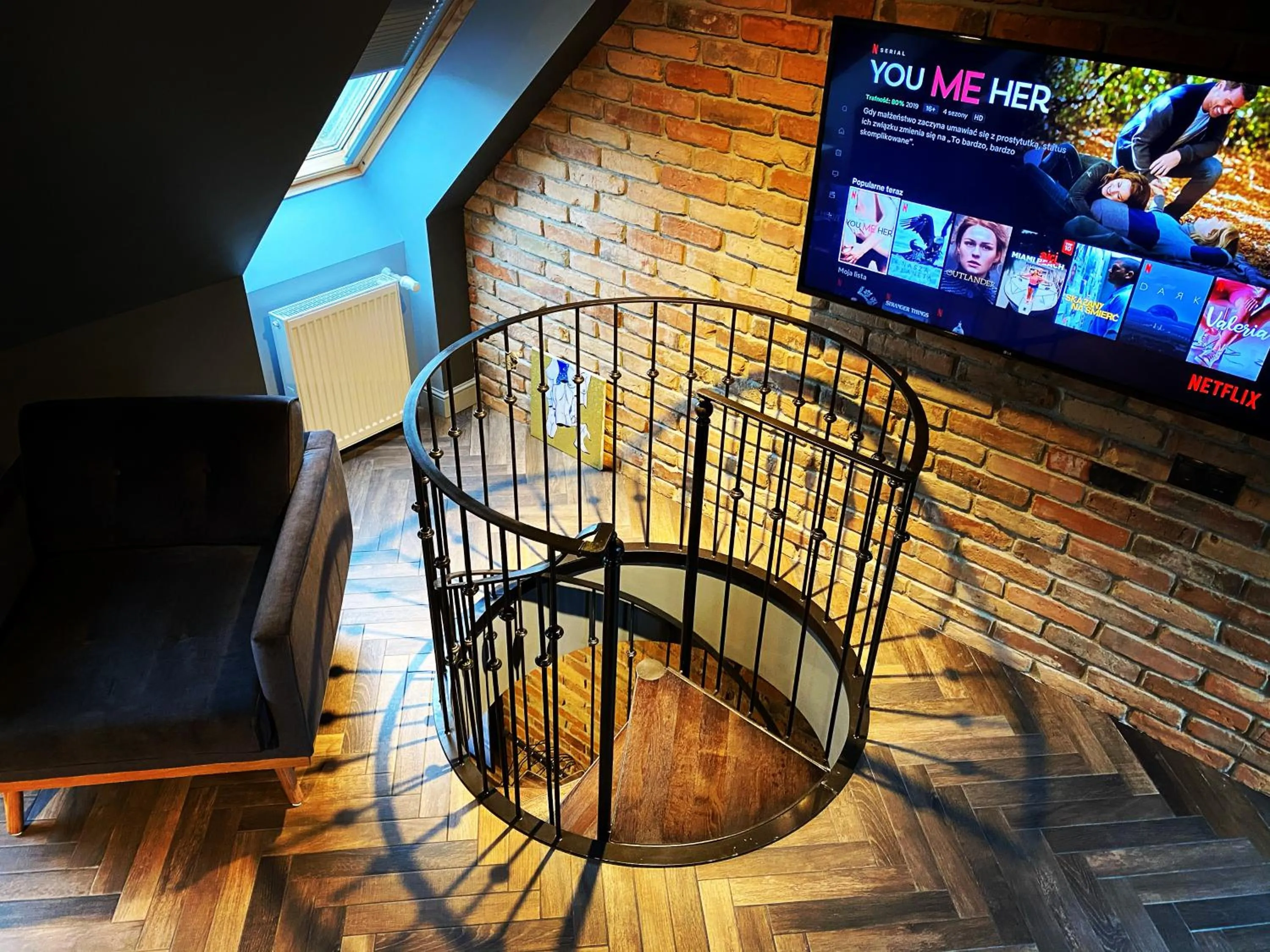 TV and multimedia in Old Town Luxury Apartments Zgorzelec