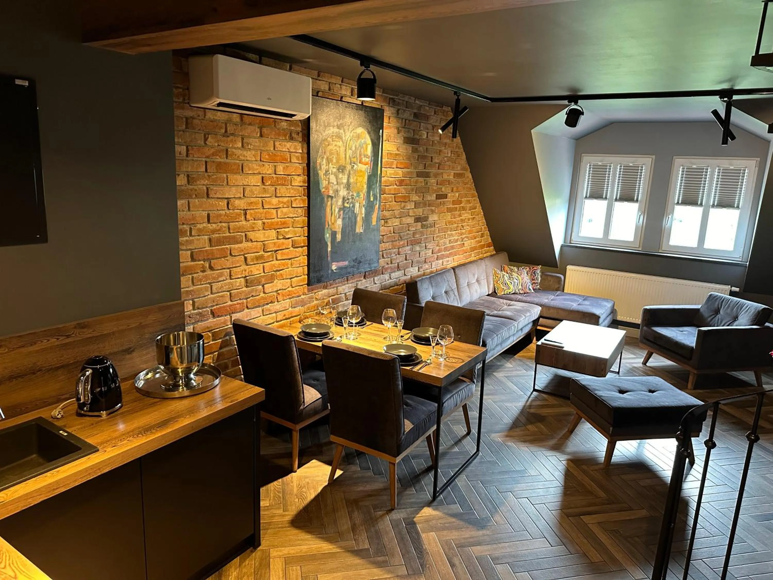 Living room in Old Town Luxury Apartments Zgorzelec