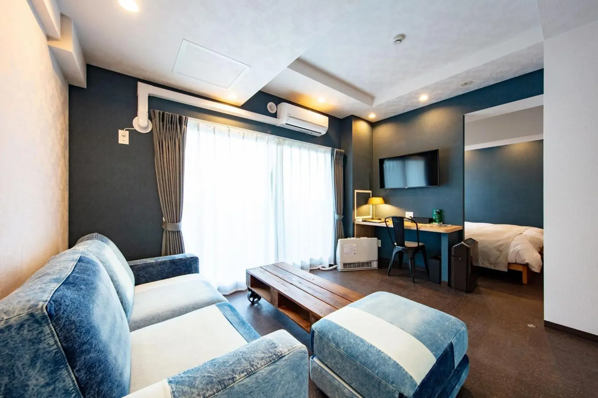 Living room, Bed in VILLA KOSHIDO kotoni Living room, Bed in VILLA KOSHIDO kotoni