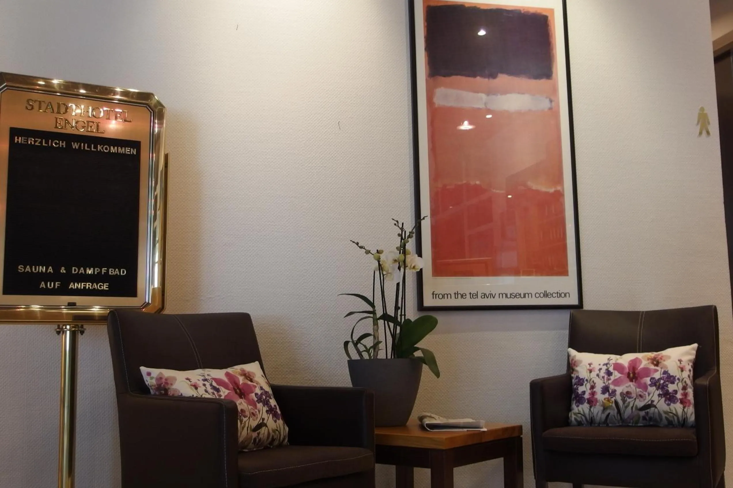 Lobby or reception in Stadthotel Engel