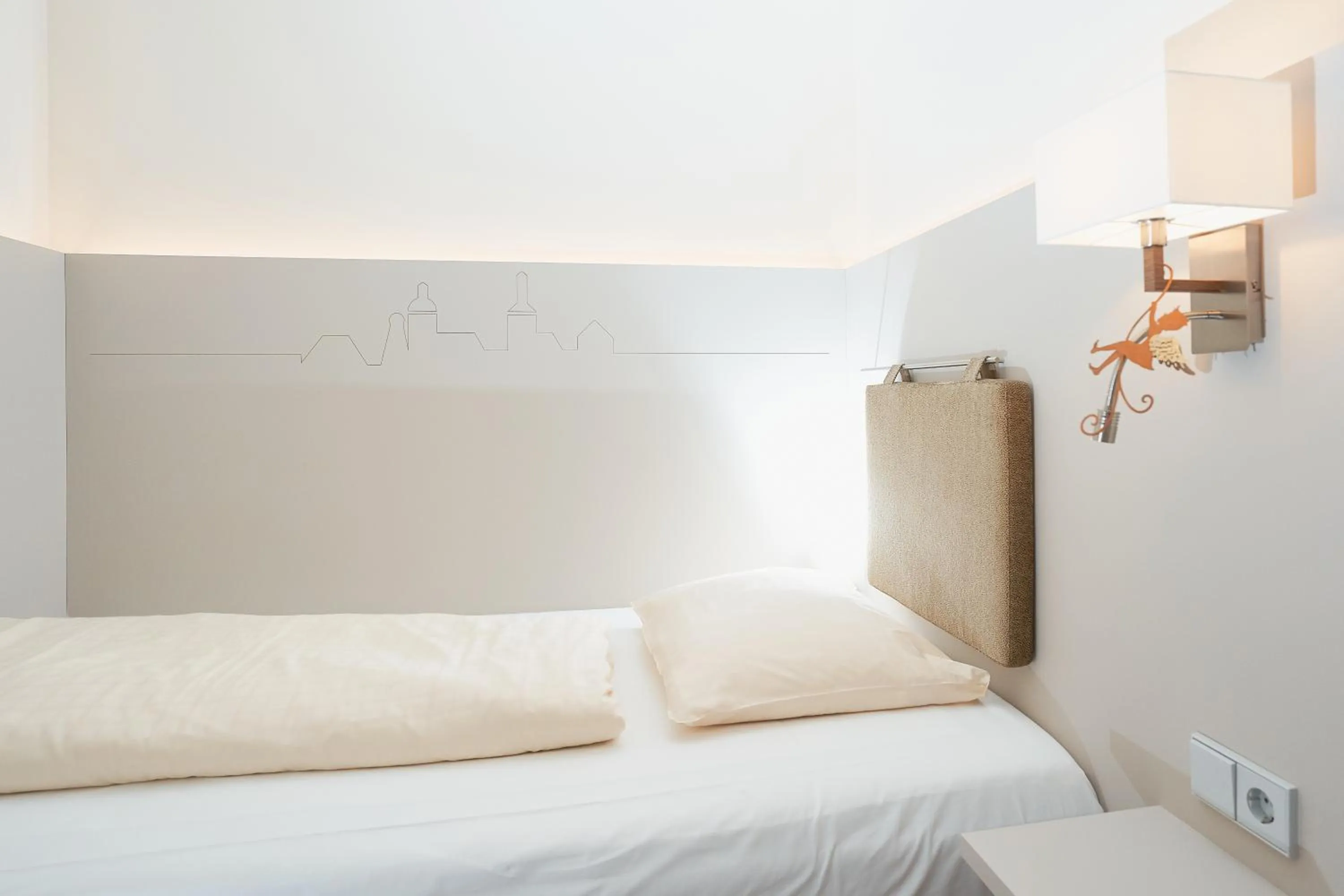 Bed in Stadthotel Engel