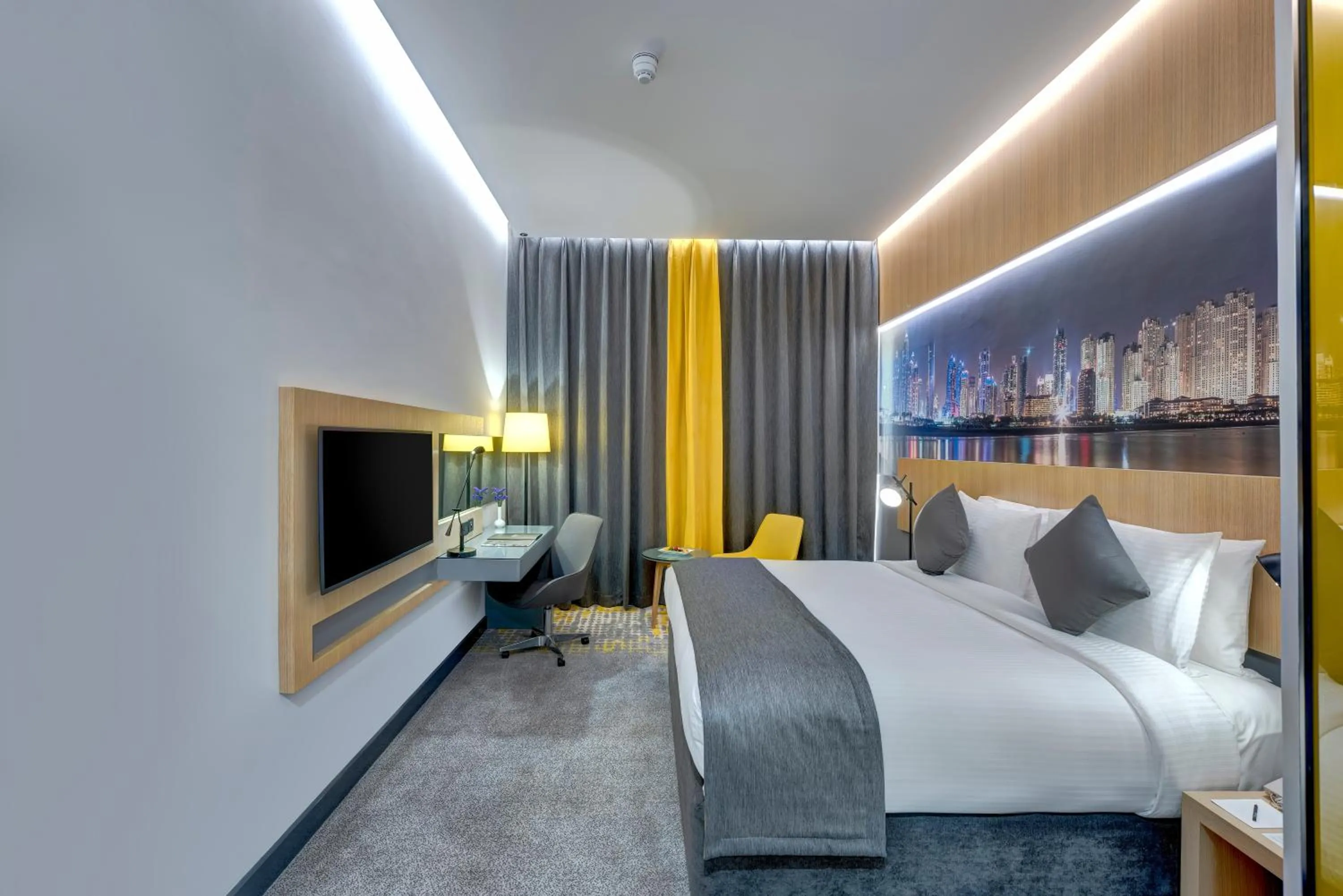 Photo of the whole room, Bed in URBAN Al Khoory Hotel